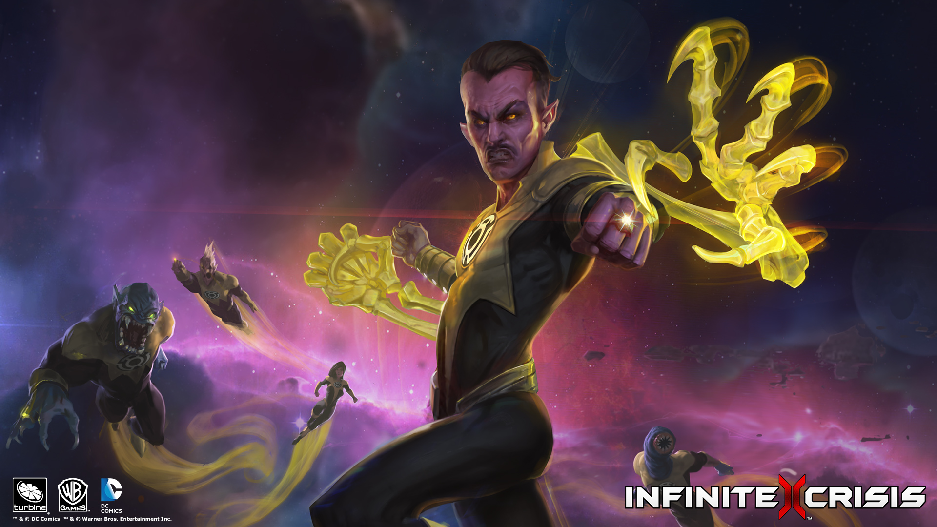Handy-Wallpaper Computerspiele, Sinestro (Dc Comics), Infinite Crisis, Gelbe Laterne kostenlos herunterladen.