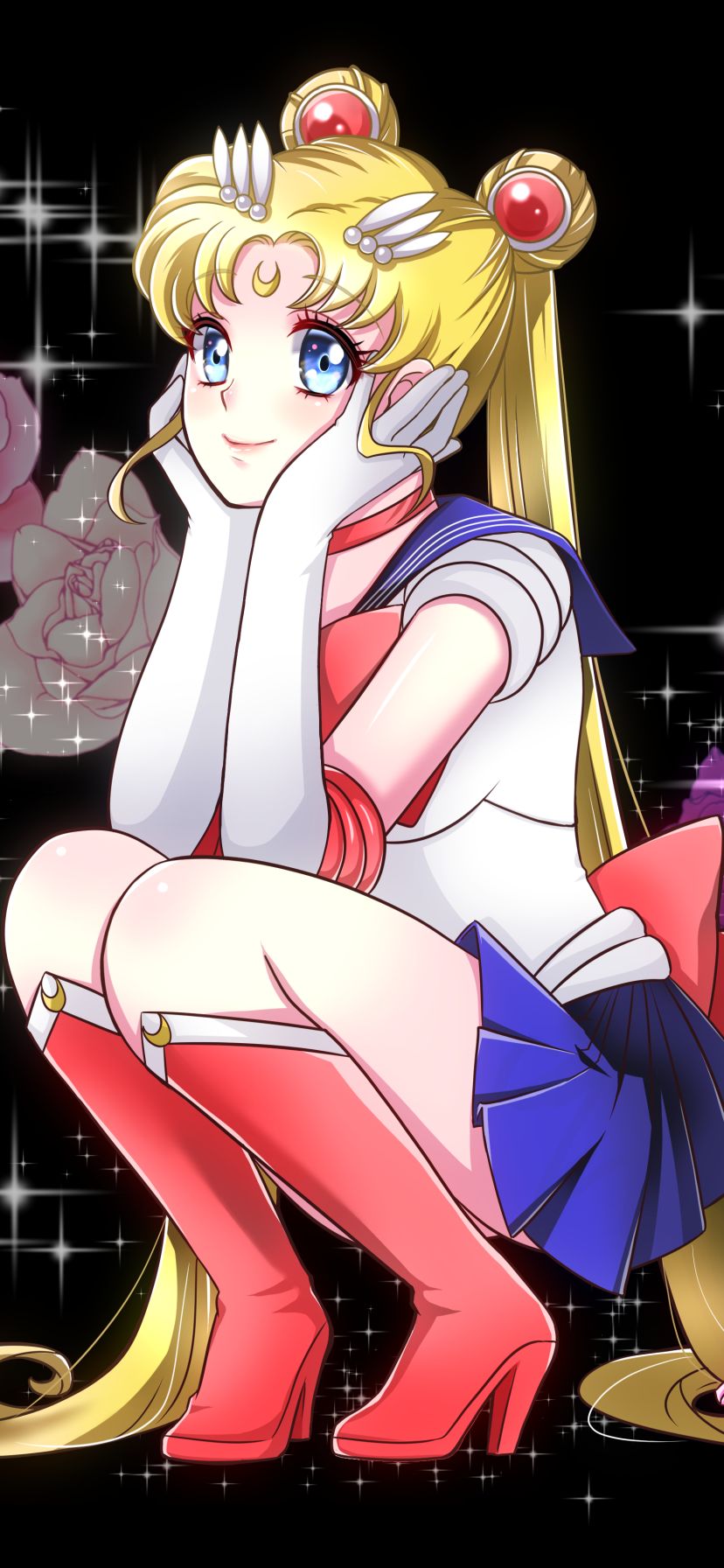 Descarga gratuita de fondo de pantalla para móvil de Animado, Sailor Moon Sailor Stars, Usagi Tsukino, Marinero Chibi Luna.