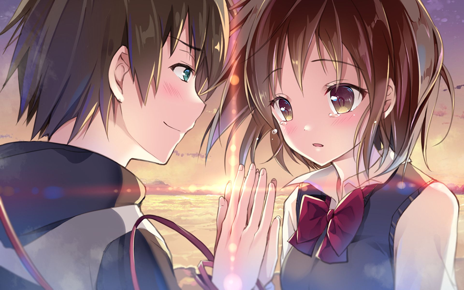 Free download wallpaper Anime, Your Name, Kimi No Na Wa, Mitsuha Miyamizu, Taki Tachibana on your PC desktop