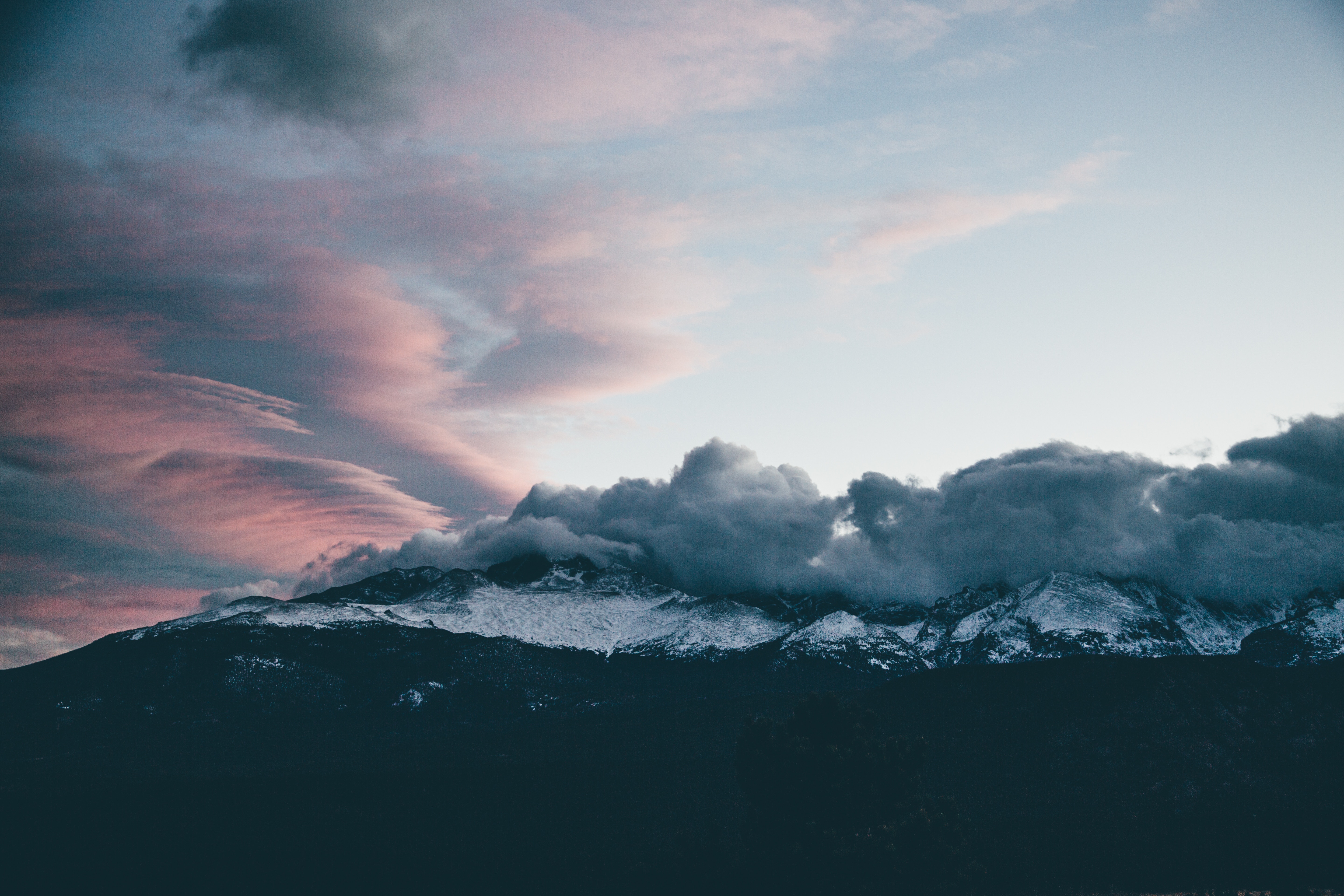 PCデスクトップに自然, 山脈, トップス, 頂点, 雲, スカイ画像を無料でダウンロード
