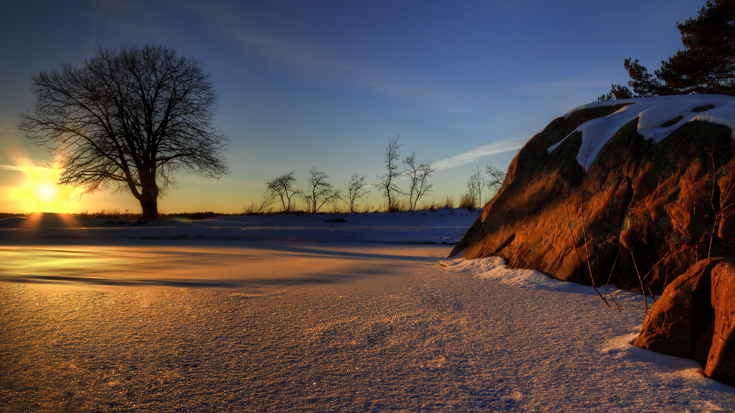 Baixe gratuitamente a imagem Inverno, Terra/natureza, Raio Solar na área de trabalho do seu PC