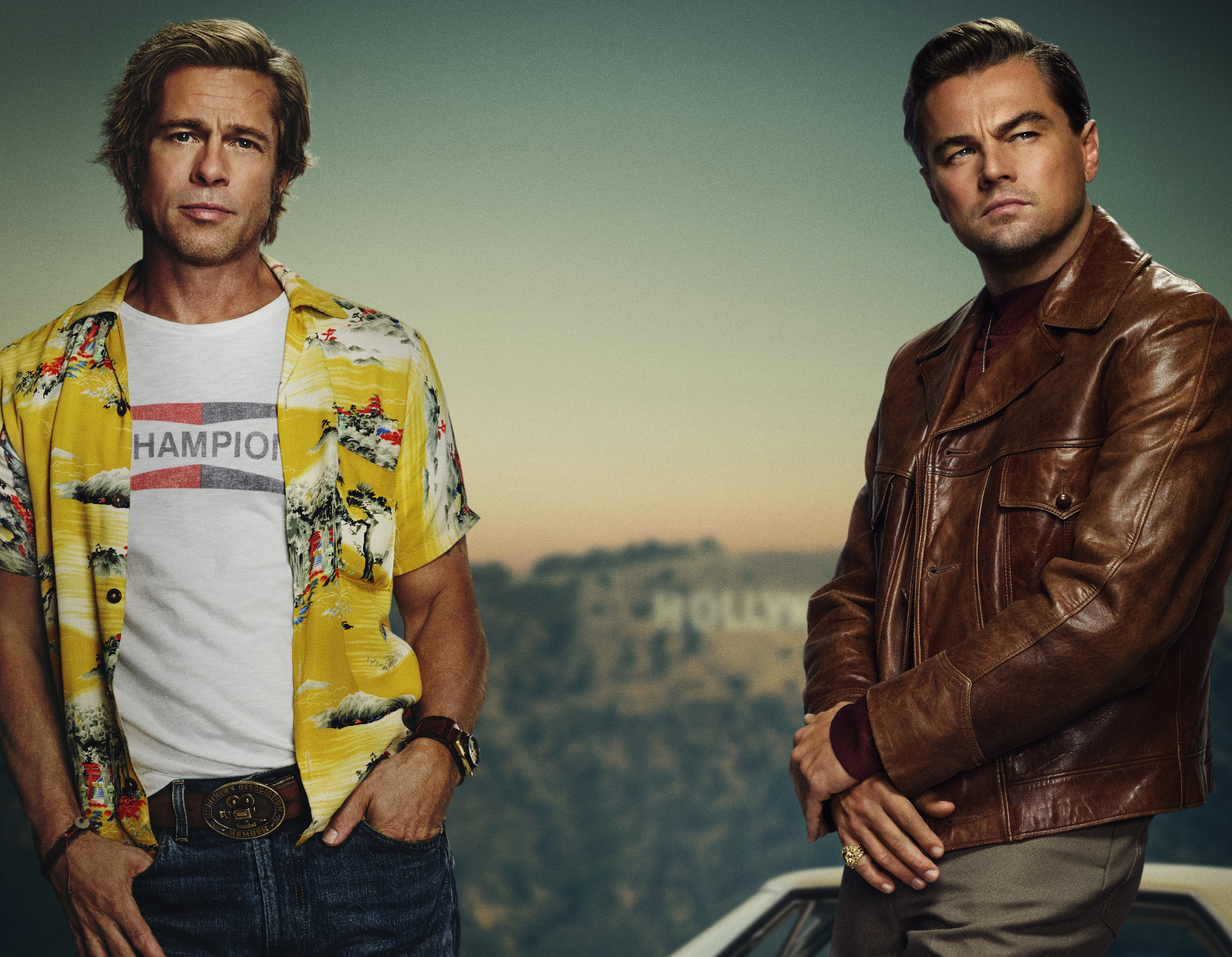 movie, once upon a time in hollywood, brad pitt, cliff booth, leonardo dicaprio, rick dalton