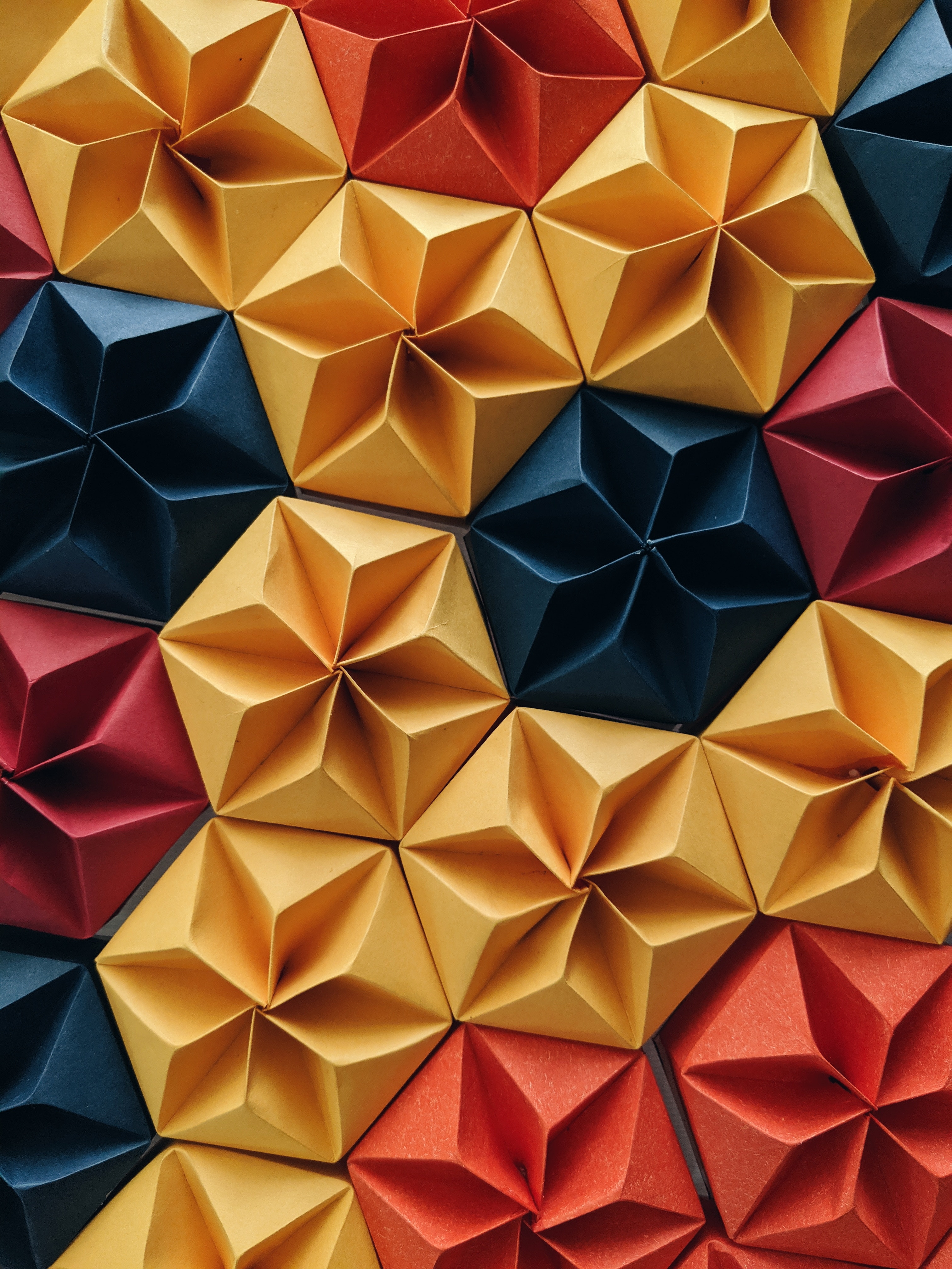 shape, multicolored, motley, texture, textures, shapes, paper, origami HD wallpaper