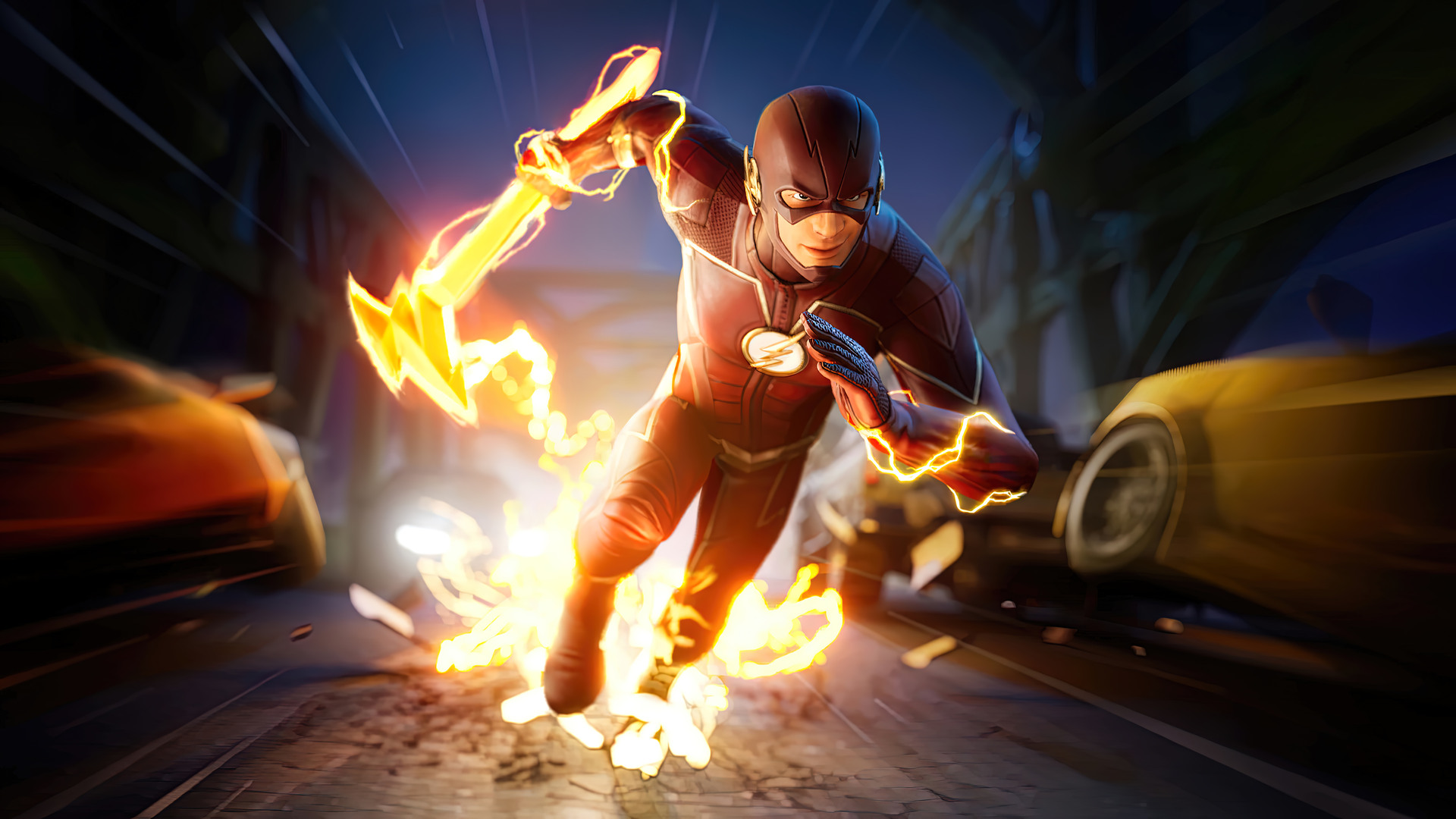 Descarga gratuita de fondo de pantalla para móvil de Destello, Videojuego, Dc Comics, Barry Allen, Fortnite.