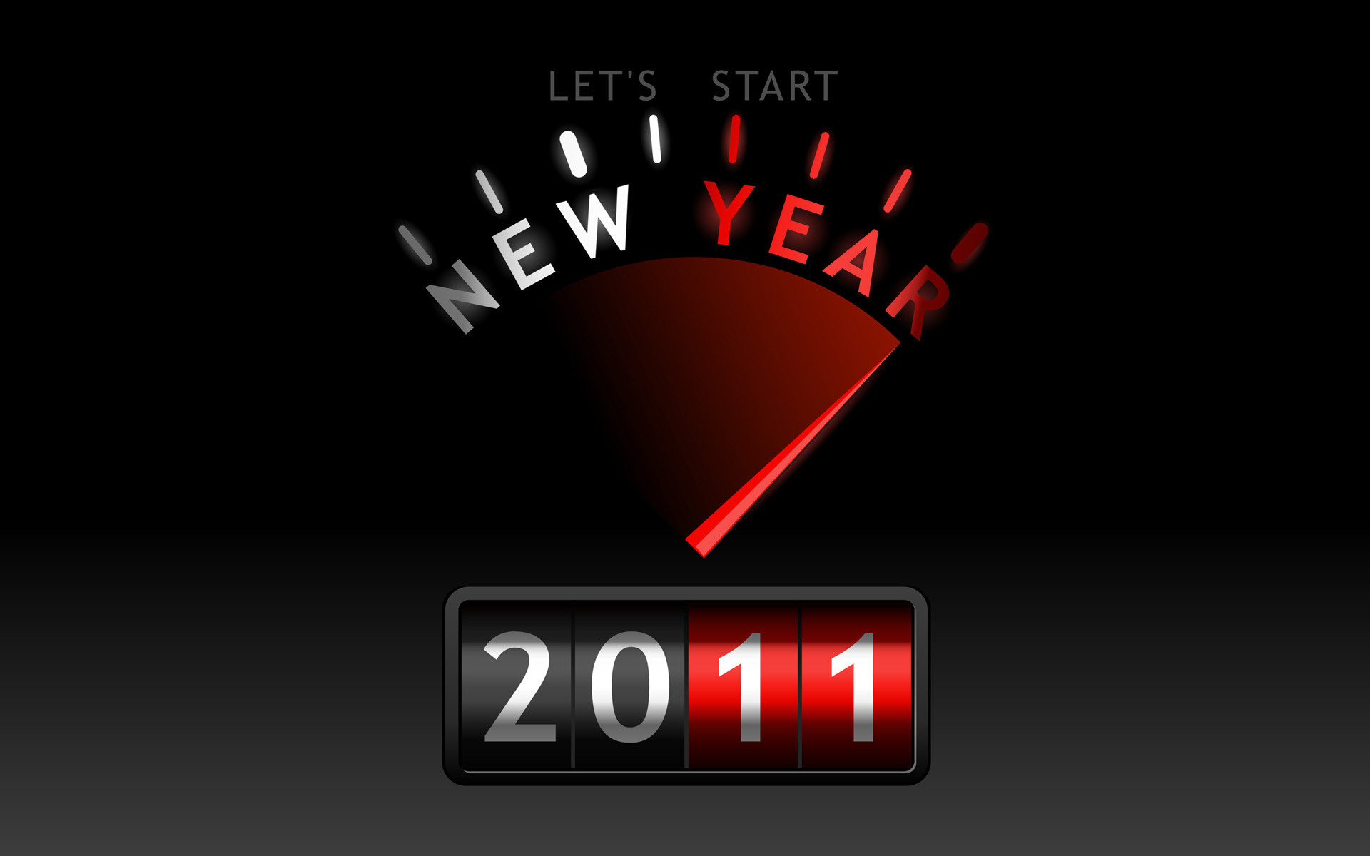 Популярные заставки и фоны Новый Год 2011 на компьютер