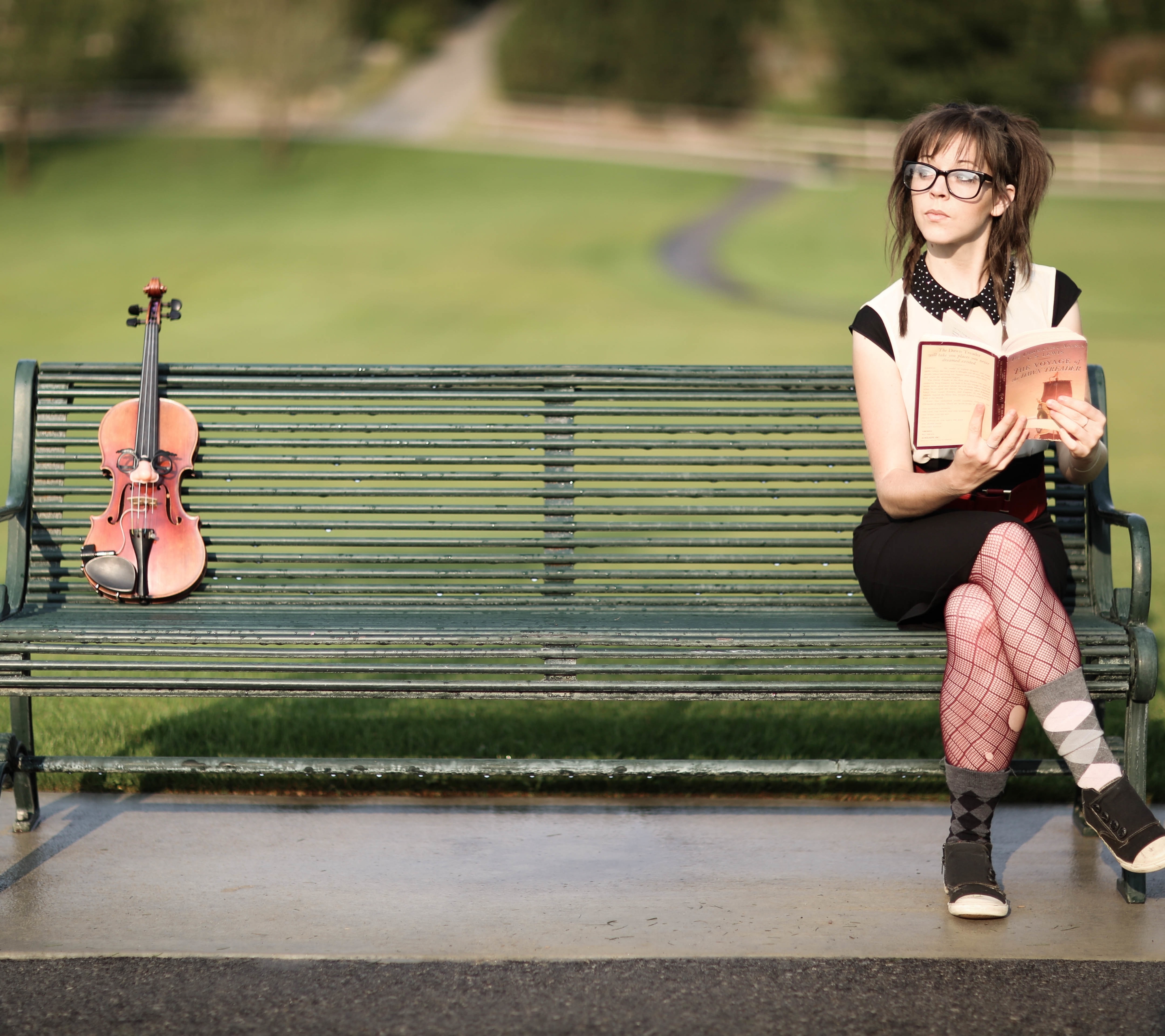 Laden Sie das Musik, Lindsey Stirling-Bild kostenlos auf Ihren PC-Desktop herunter