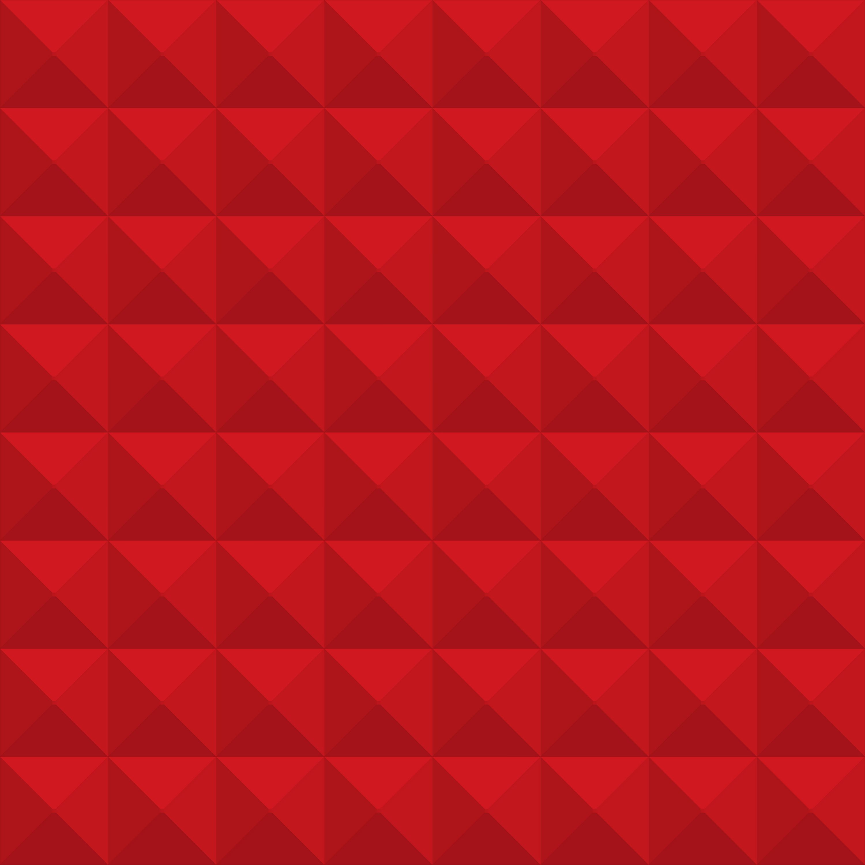 63091 Hintergrundbild herunterladen rot, muster, textur, texturen, erleichterung, symmetrie, geometrisch, geometrische, farbtöne, schattierungen, quadrate, angehoben, dreiecke - Bildschirmschoner und Bilder kostenlos