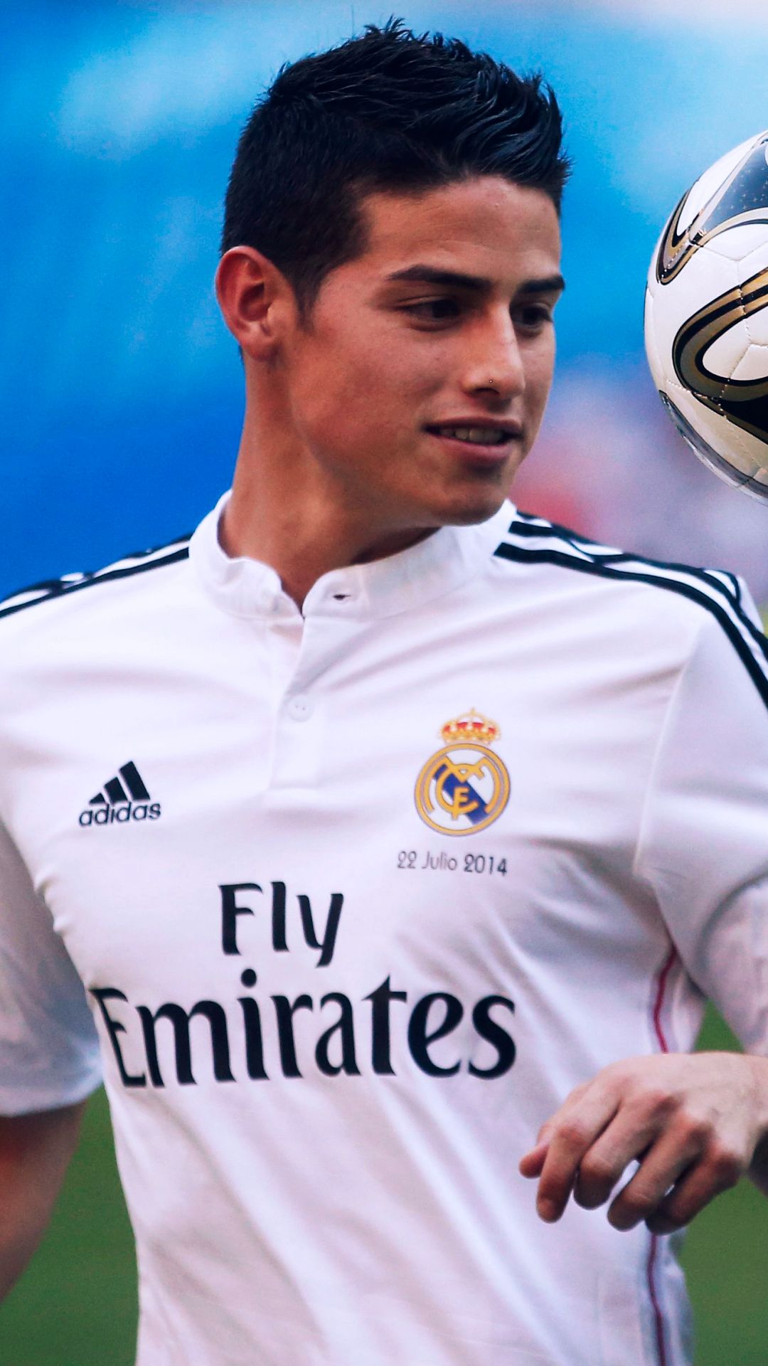 Handy-Wallpaper Sport, Fußball, Real Madrid Cf, James Rodríguez kostenlos herunterladen.