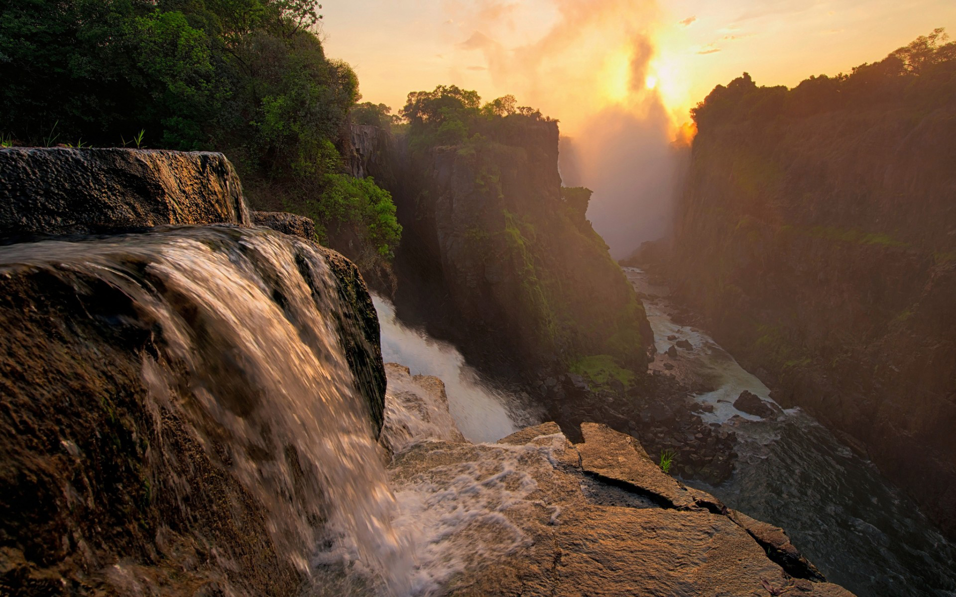 Free download wallpaper Waterfall, Earth on your PC desktop