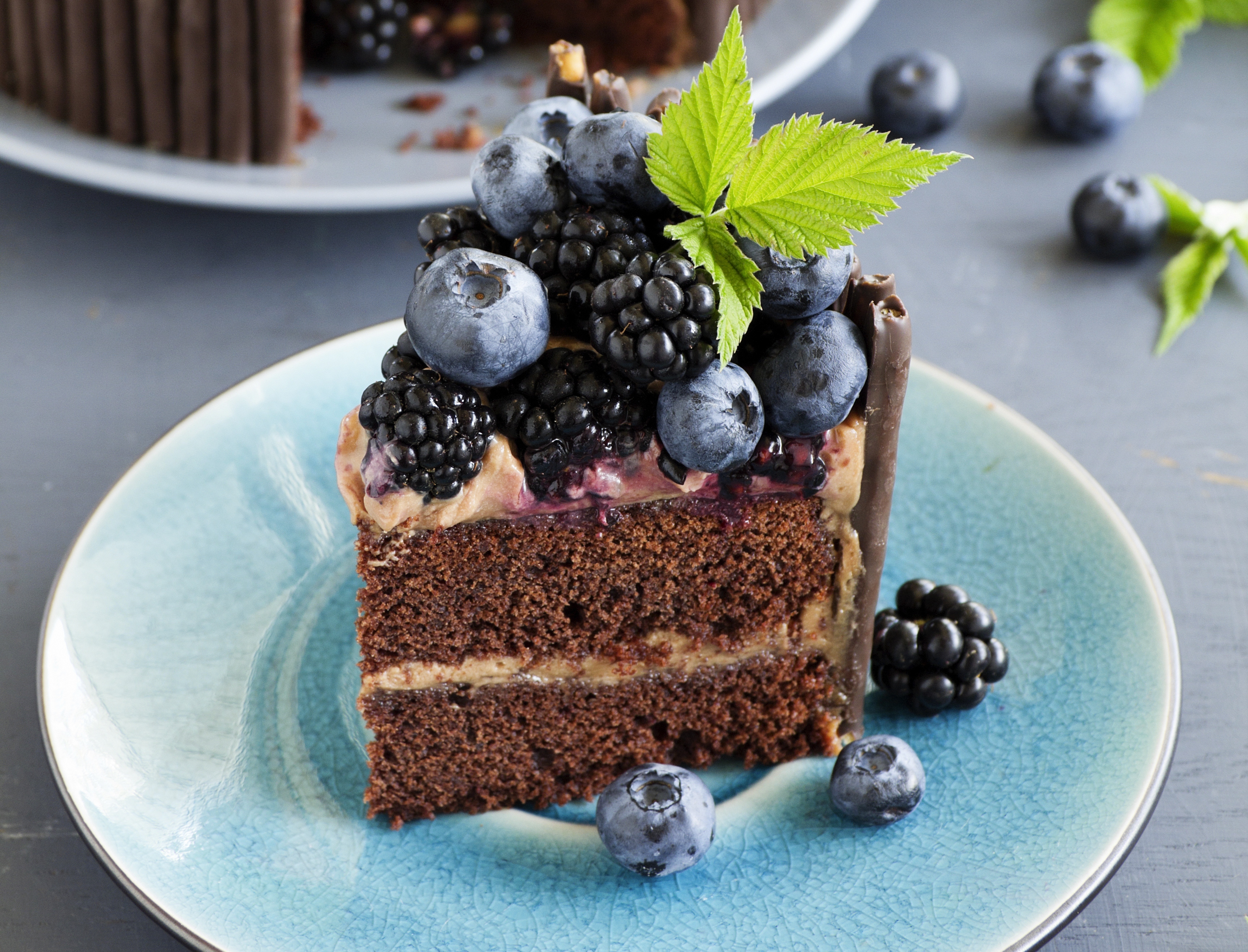 Download mobile wallpaper Food, Dessert, Blueberry, Blackberry, Cake, Fruit, Pastry for free.