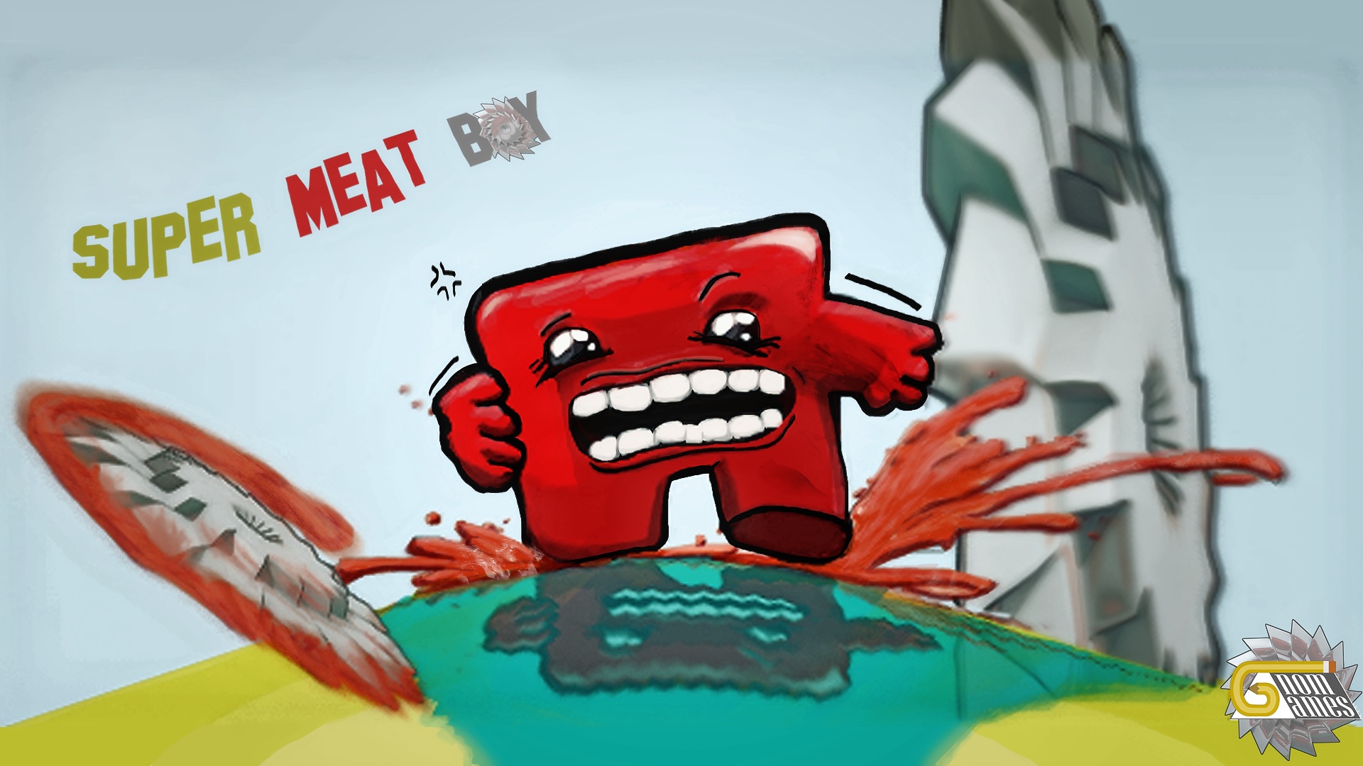 video game, super meat boy