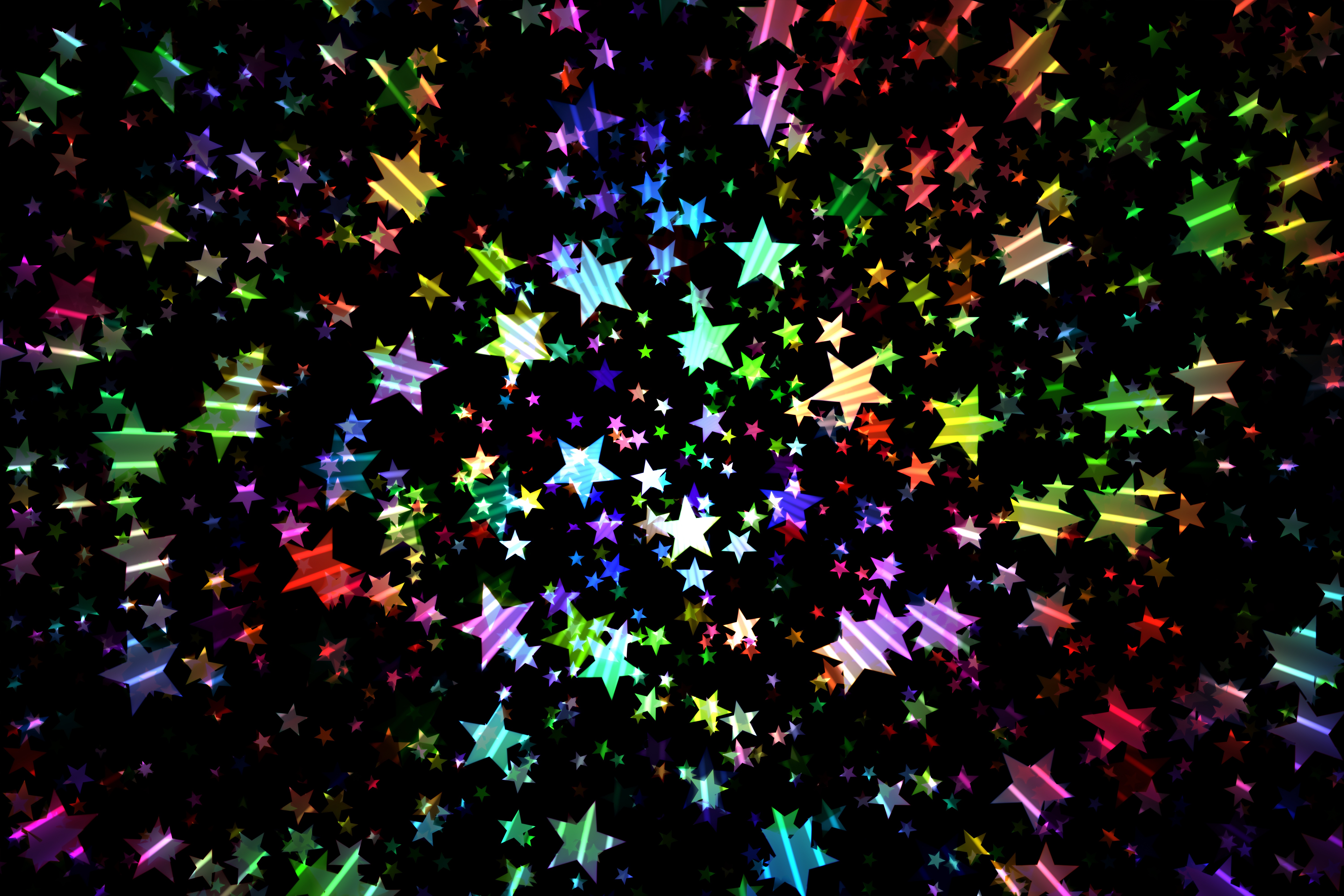Free download wallpaper Stars, Multicolored, Abstract, Shine, Bright, Motley, Brilliance on your PC desktop
