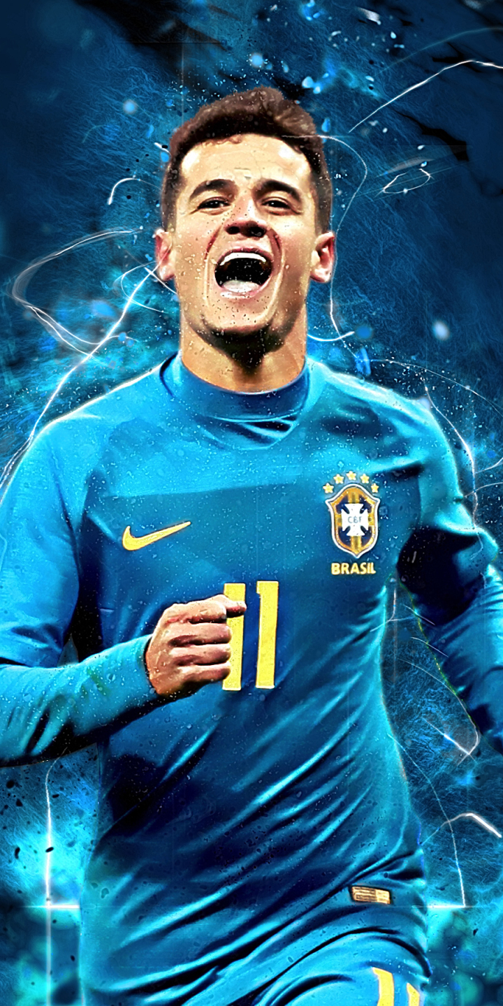 Download mobile wallpaper Sports, Soccer, Brazilian, Philippe Coutinho for free.