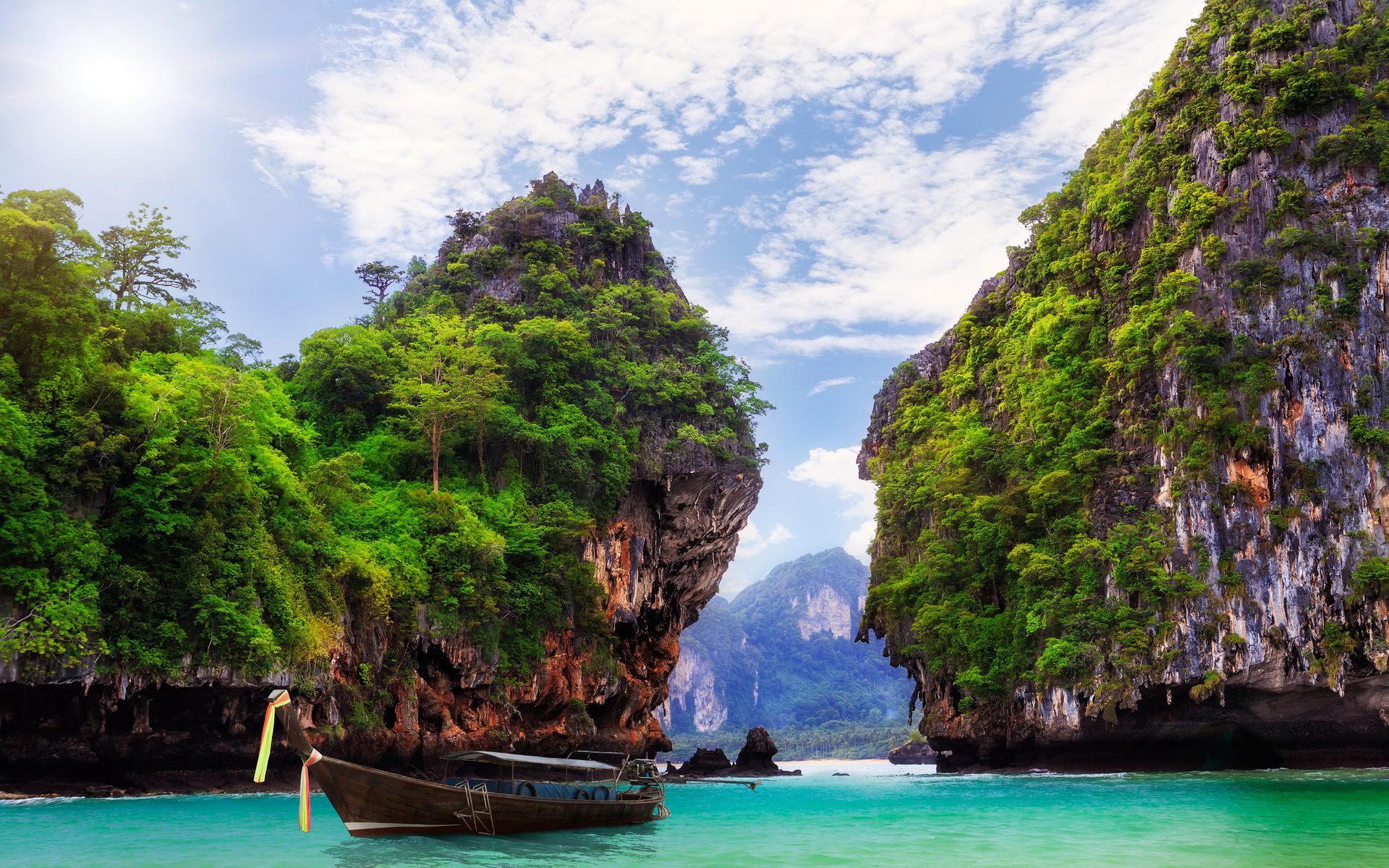 Descarga gratis la imagen Mar, Océano, Tierra, Barco, Tailandia, Vehículos en el escritorio de tu PC