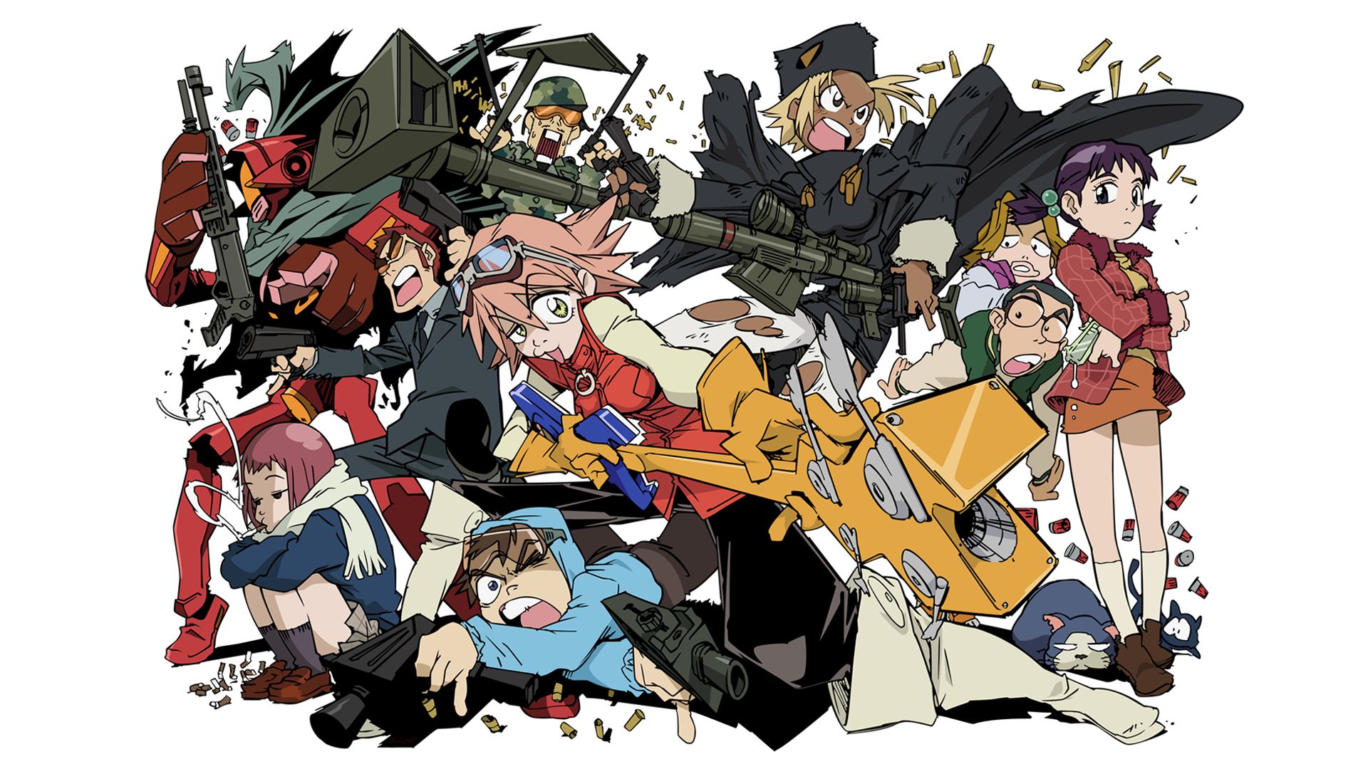 Free download wallpaper Anime, Flcl on your PC desktop