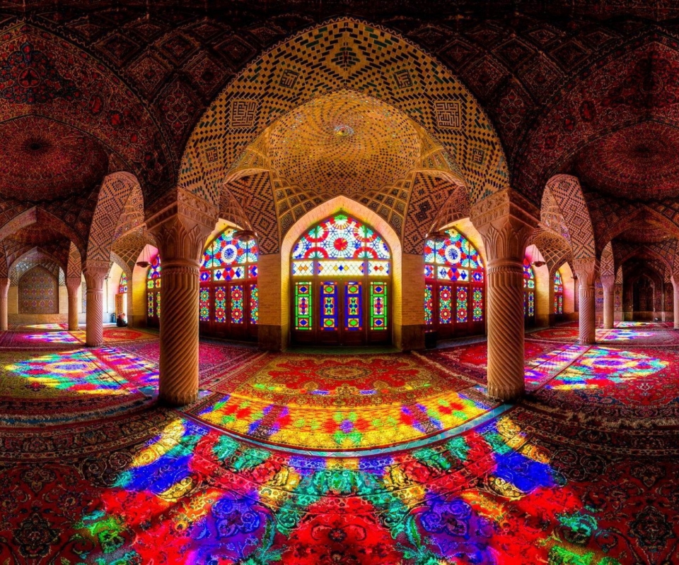 Download mobile wallpaper Iran, Religious, Nasir Al Mulk Mosque, Mosques for free.