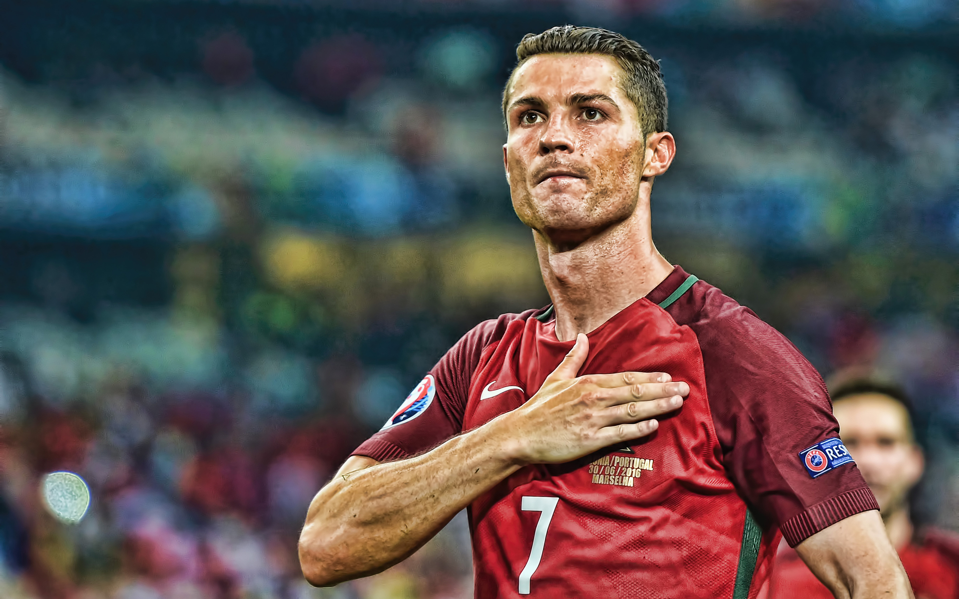 Baixe gratuitamente a imagem Esportes, Futebol, Cristiano Ronaldo, Português na área de trabalho do seu PC
