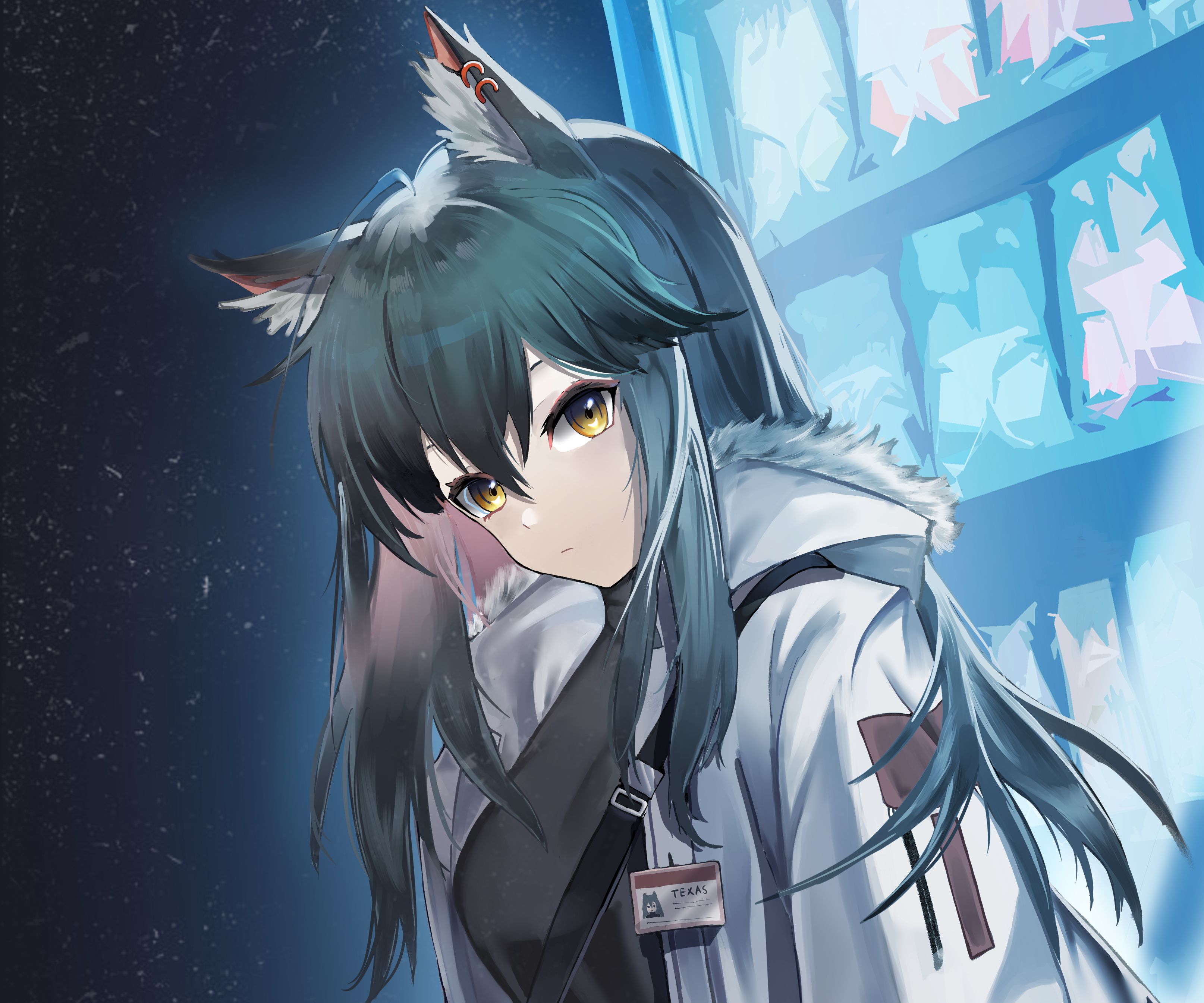 Free download wallpaper Video Game, Animal Ears, Arknights, Texas (Arknights) on your PC desktop