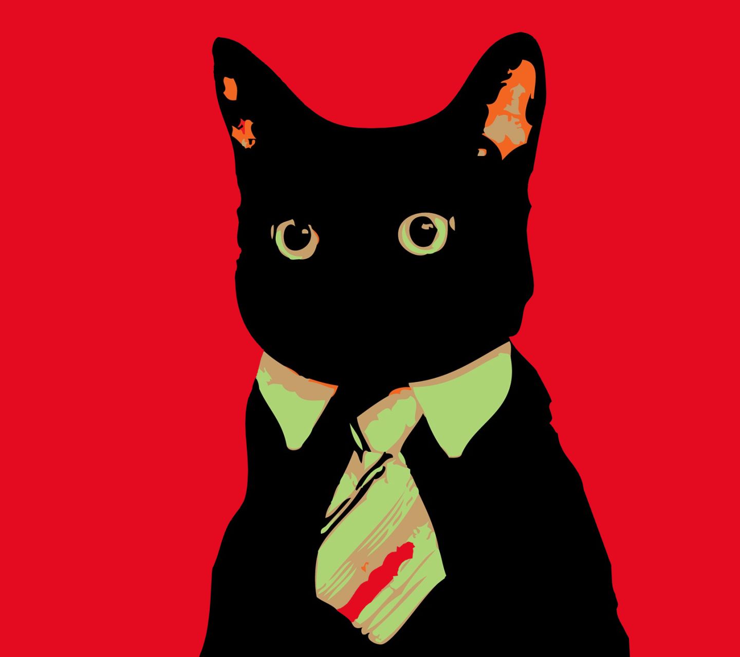 Laden Sie das Katze, Psychedelisch, Künstlerisch-Bild kostenlos auf Ihren PC-Desktop herunter