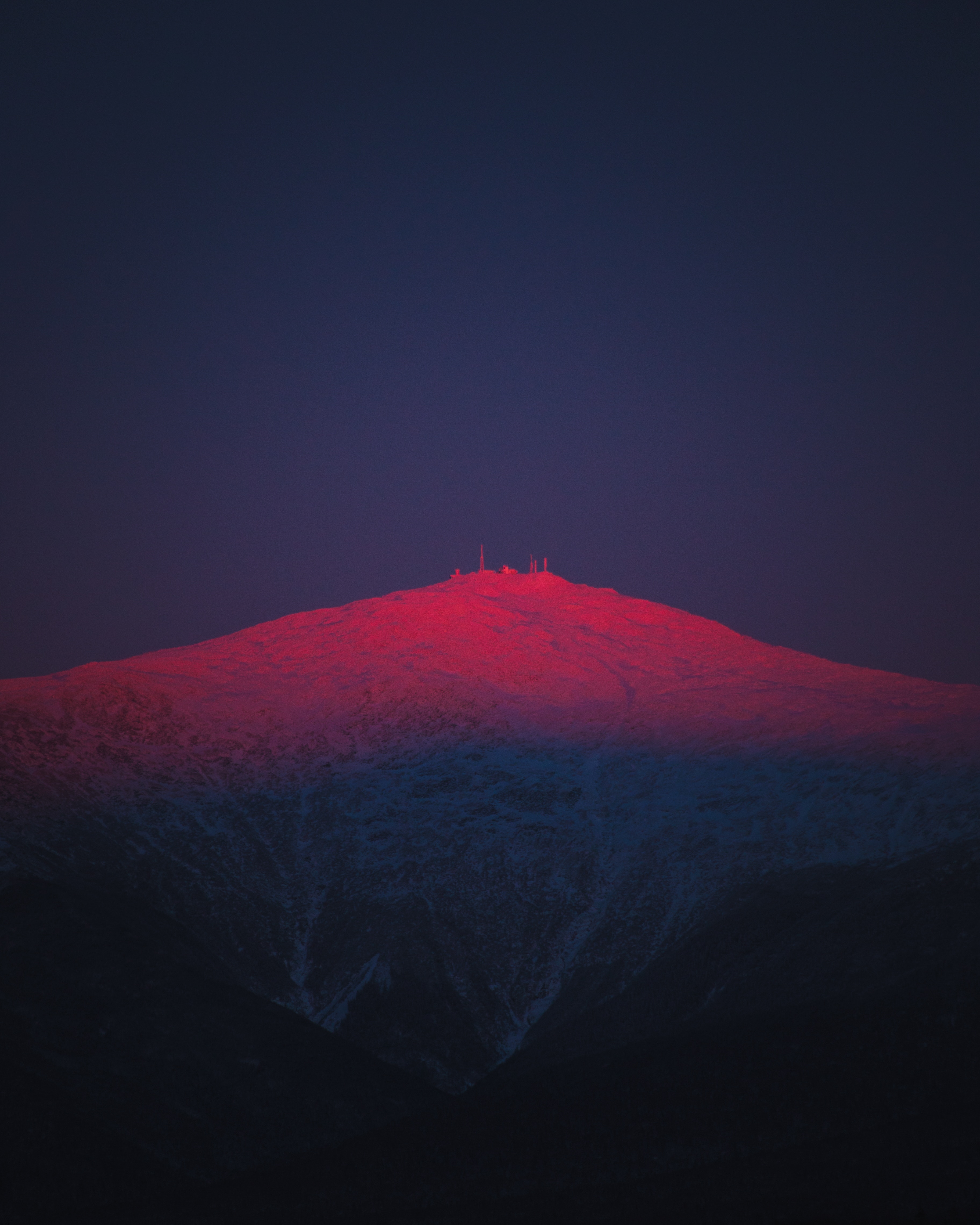 vertex, snowbound, nature, mountain, top, shine, light, snow covered HD wallpaper
