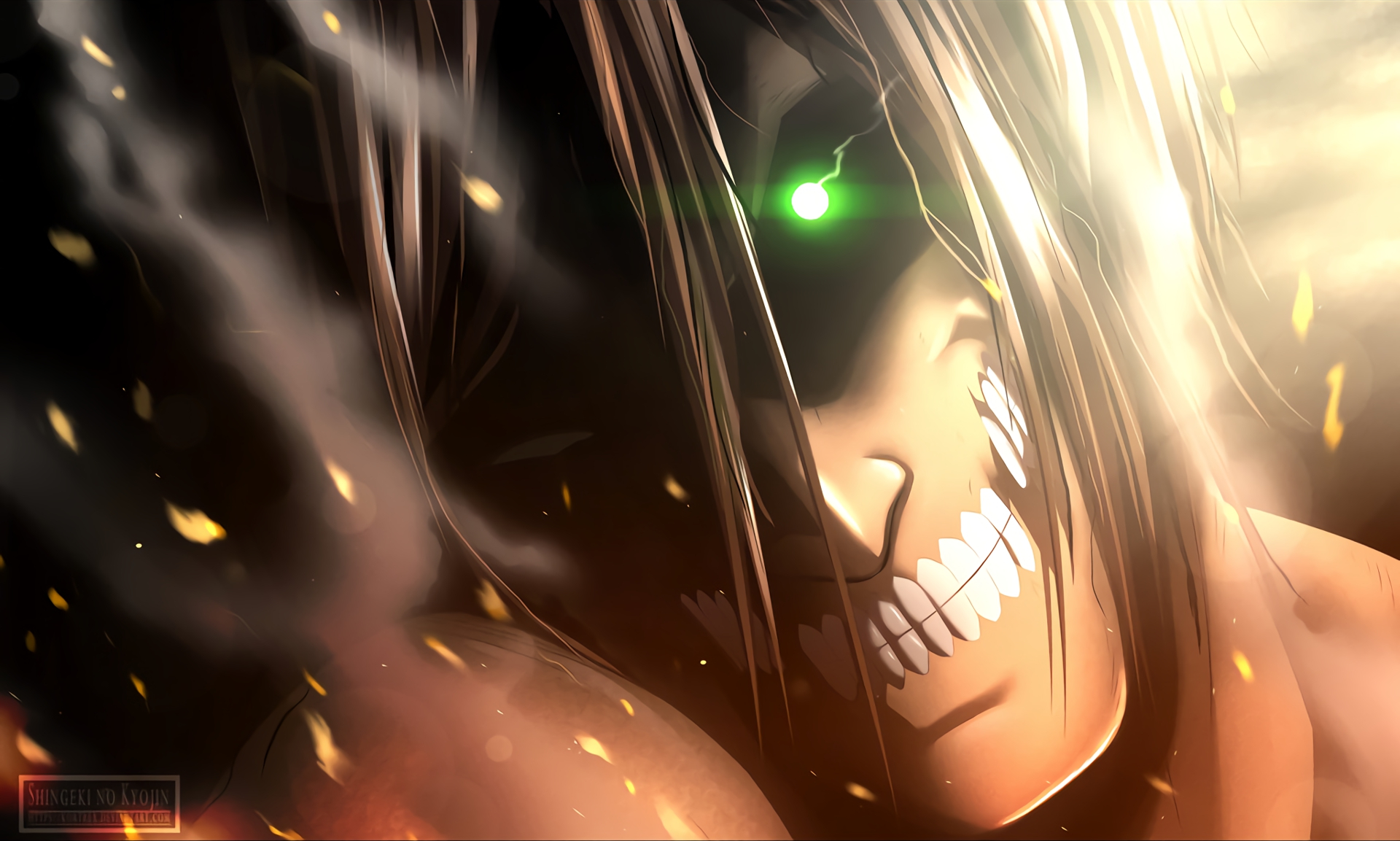 Laden Sie das Animes, Eren Jäger, Shingeki Kein Kyojin, Attack On Titan-Bild kostenlos auf Ihren PC-Desktop herunter