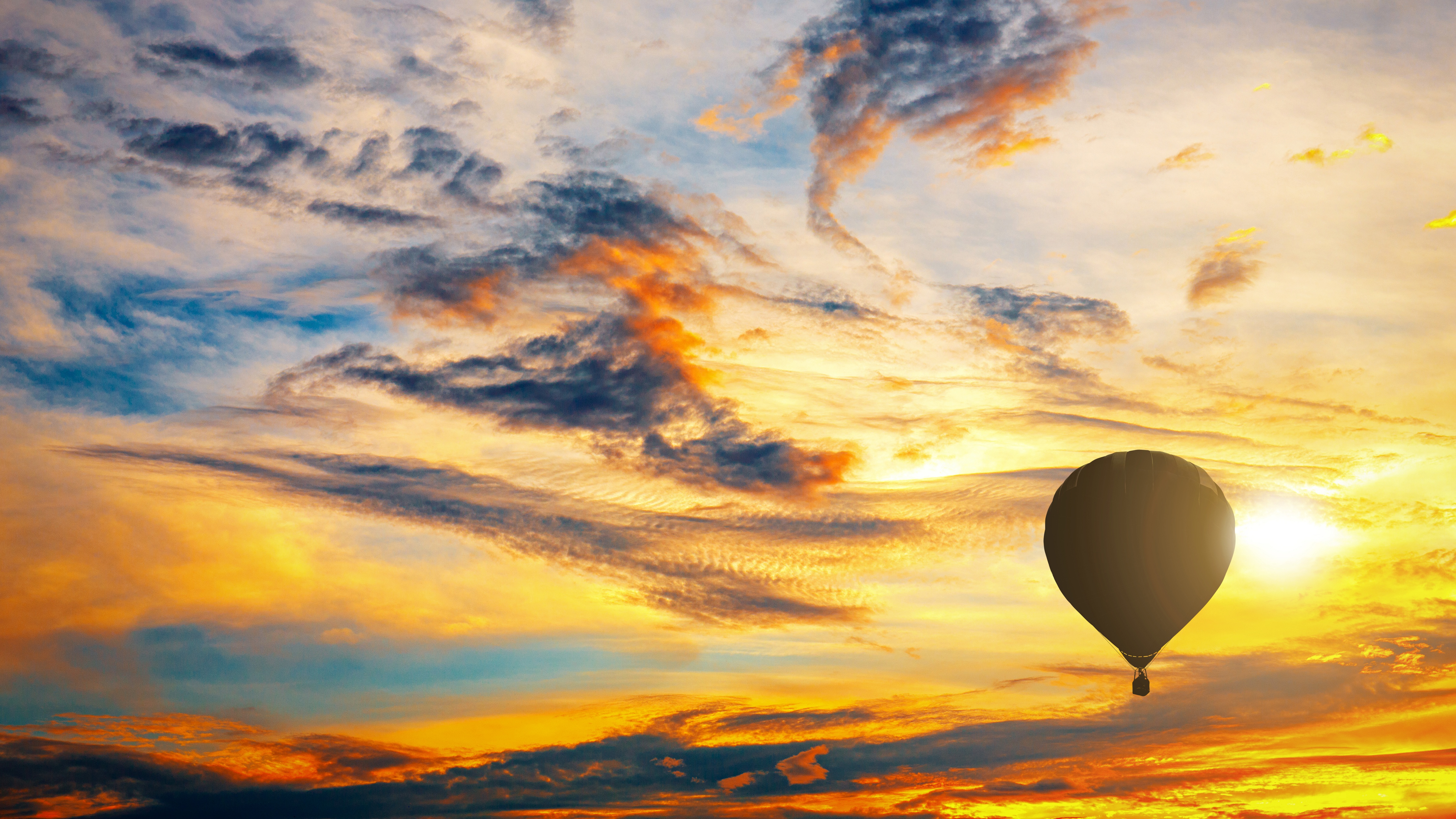 Handy-Wallpaper Wolke, Himmel, Fahrzeuge, Heißluftballon kostenlos herunterladen.