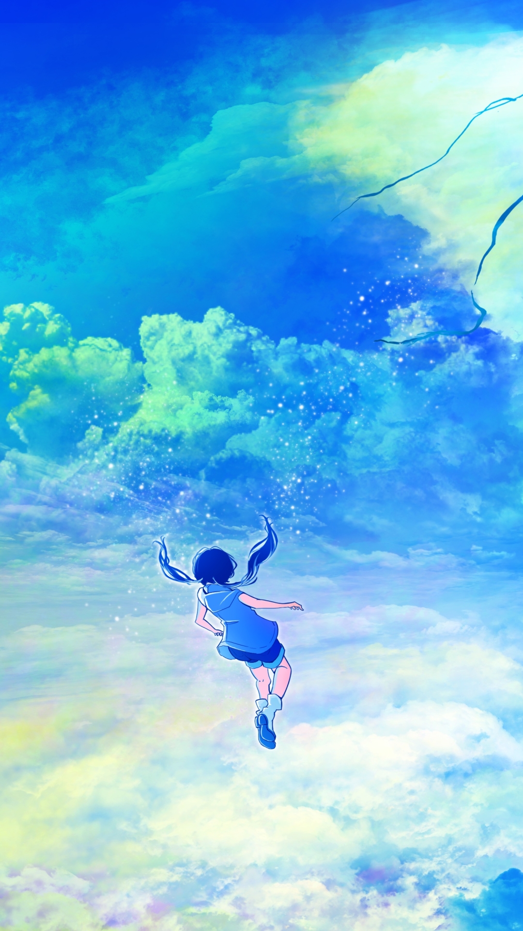 Handy-Wallpaper Animes, Weathering With You Das Mädchen Das Die Sonne Berührte, Hina Amano kostenlos herunterladen.