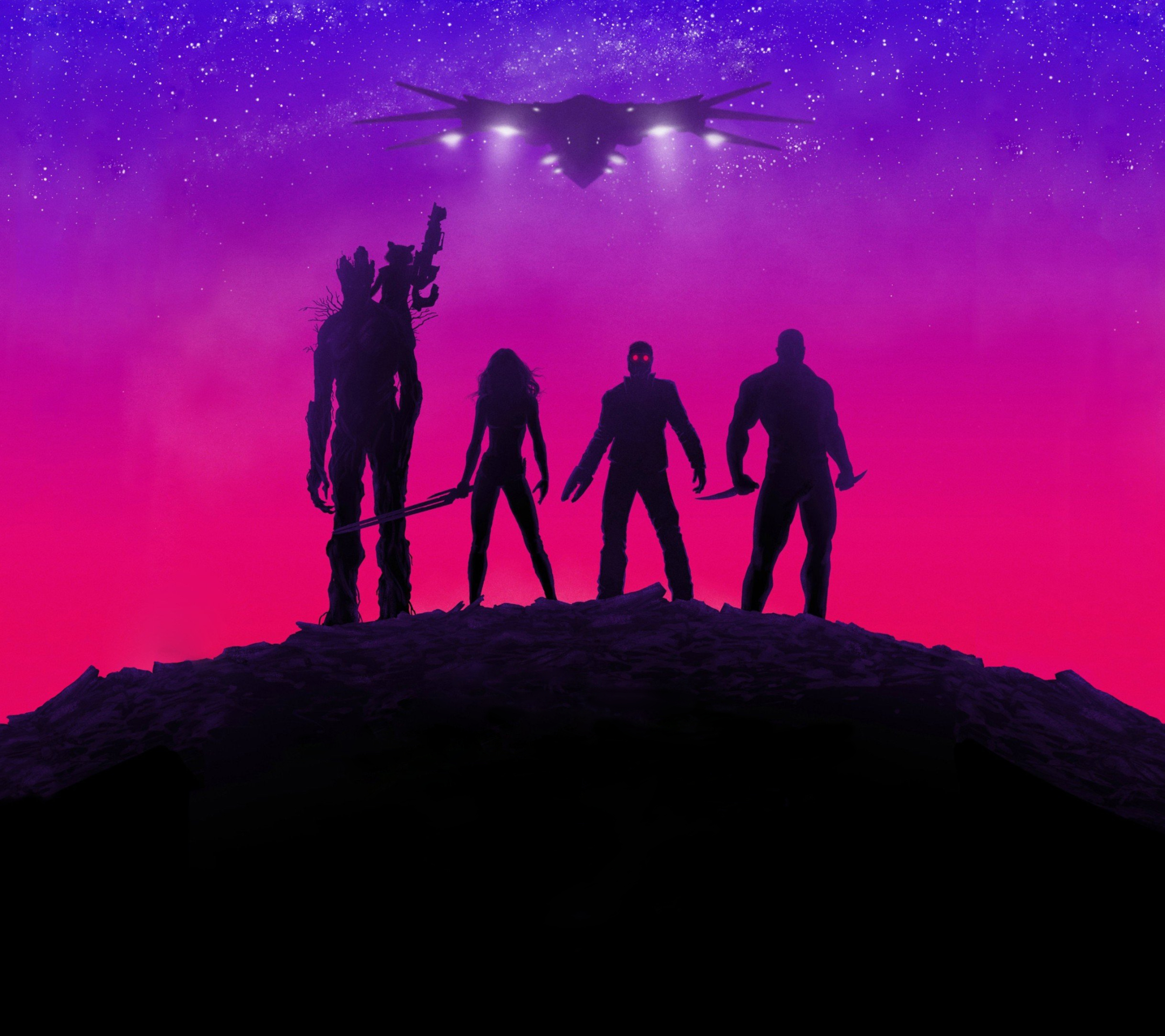 Download mobile wallpaper Neon, Movie, Guardians Of The Galaxy for free.