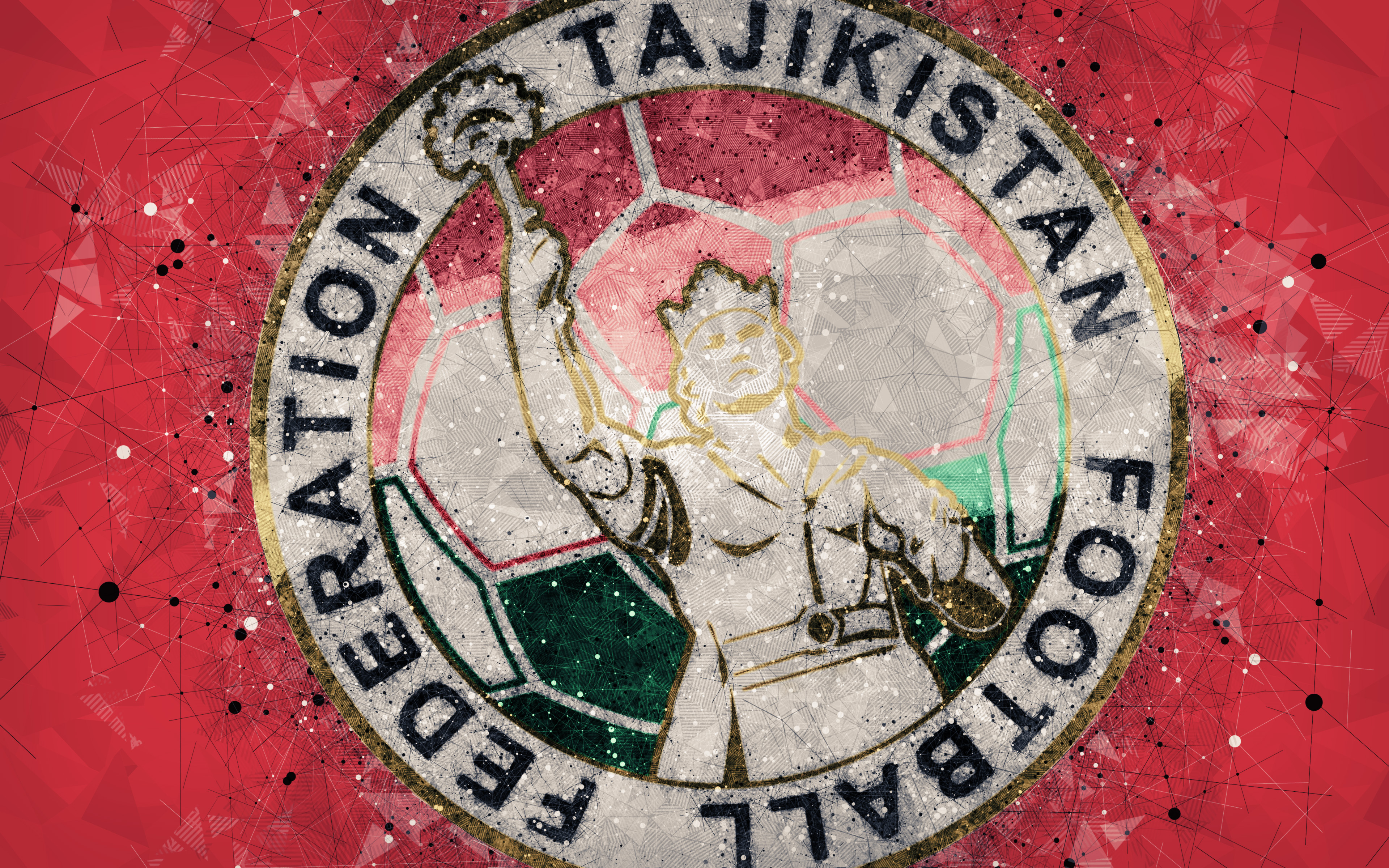 Скачать обои Сборная Таджикистана По Футболу на телефон бесплатно
