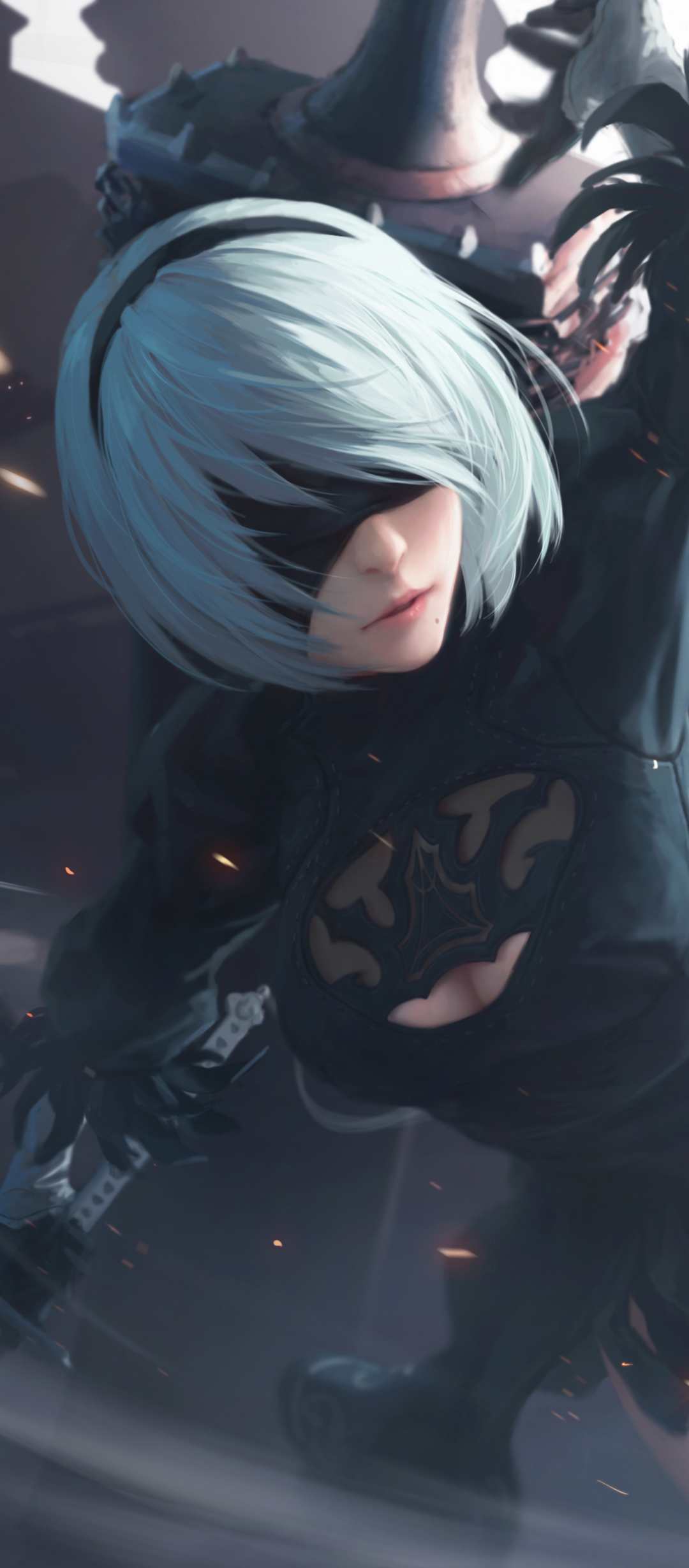 Handy-Wallpaper Computerspiele, Nier: Automata kostenlos herunterladen.