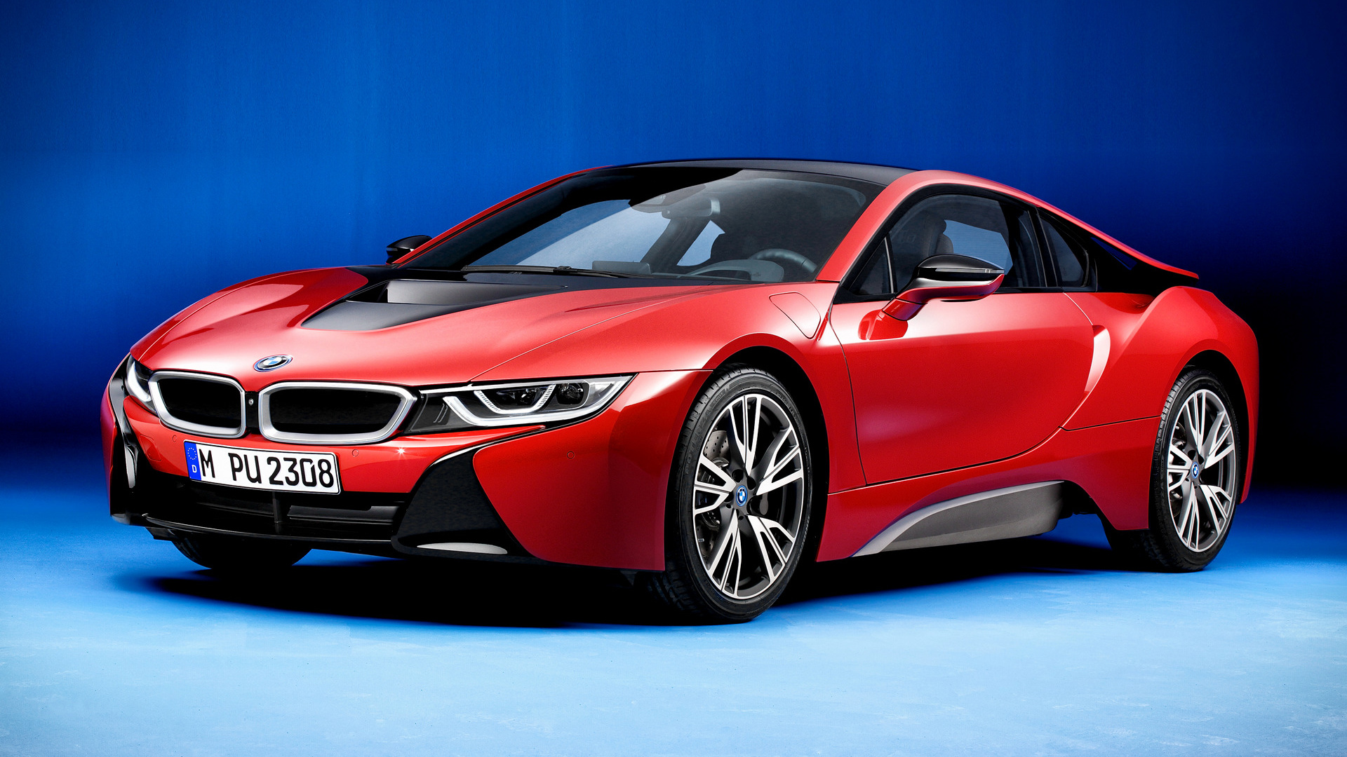 Download mobile wallpaper Bmw, Car, Supercar, Bmw I8, Vehicles, Bmw I8 Protonic Red Edition for free.