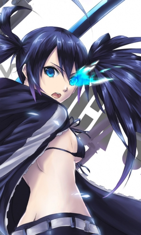 Download mobile wallpaper Anime, Black Rock Shooter for free.