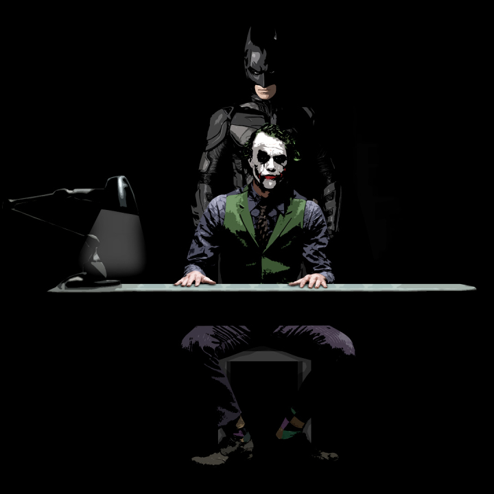 Handy-Wallpaper Batman, Joker, Filme, The Dark Knight kostenlos herunterladen.