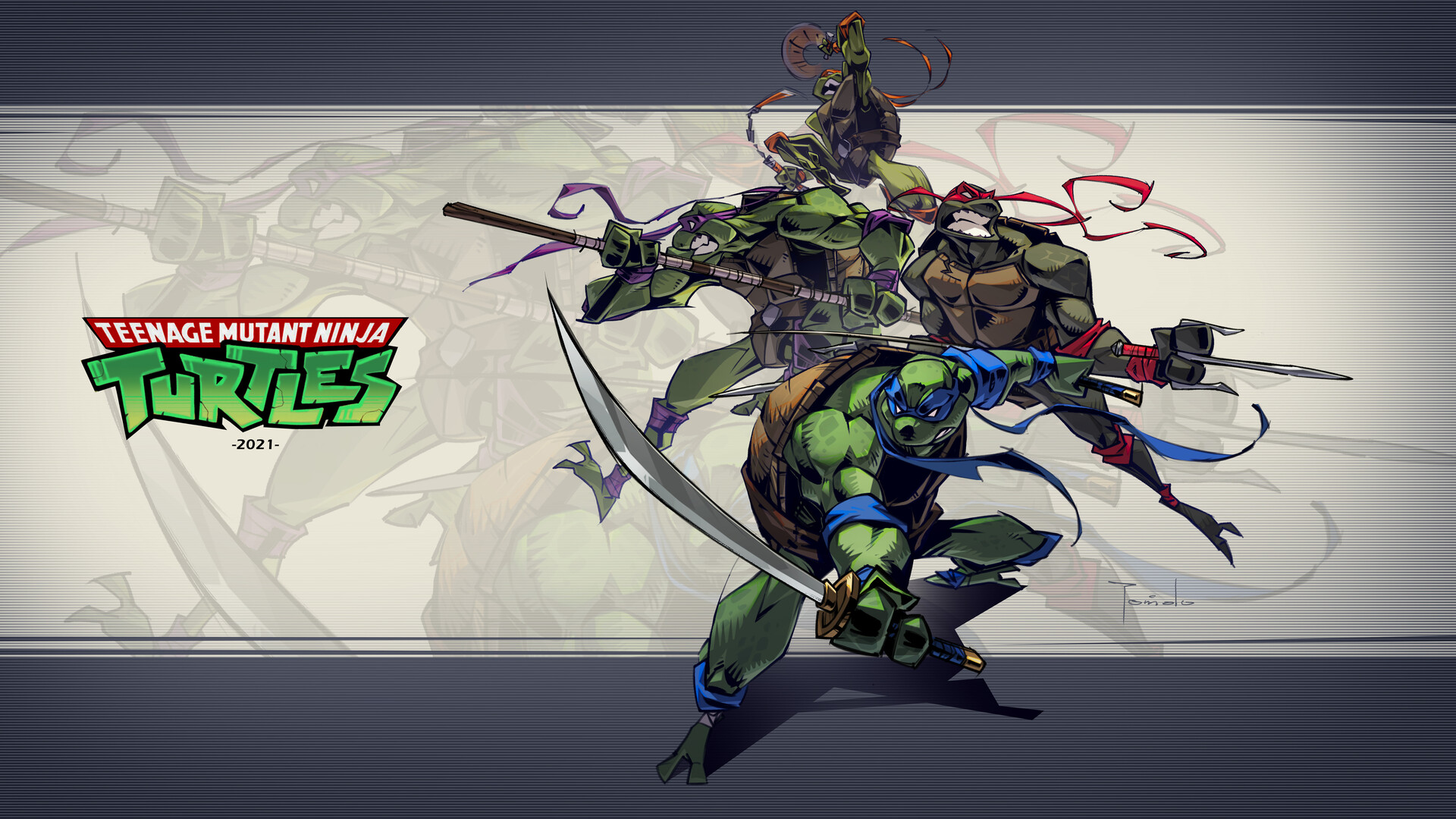 Laden Sie das Teenage Mutant Ninja Turtles, Donatello (Tmnt), Comics, Raffael (Tmnt), Michelangelo (Tmnt), Leonardo (Tmnt)-Bild kostenlos auf Ihren PC-Desktop herunter