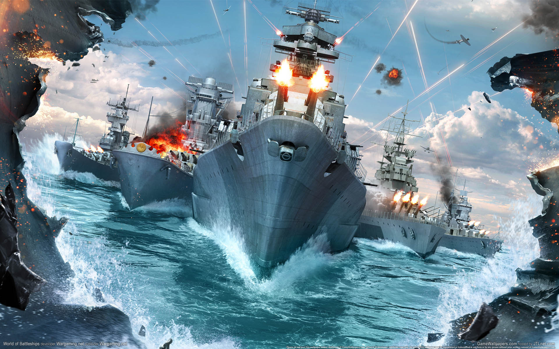 255756 Hintergrundbild herunterladen computerspiele, world of warships, kriegsschiffe - Bildschirmschoner und Bilder kostenlos