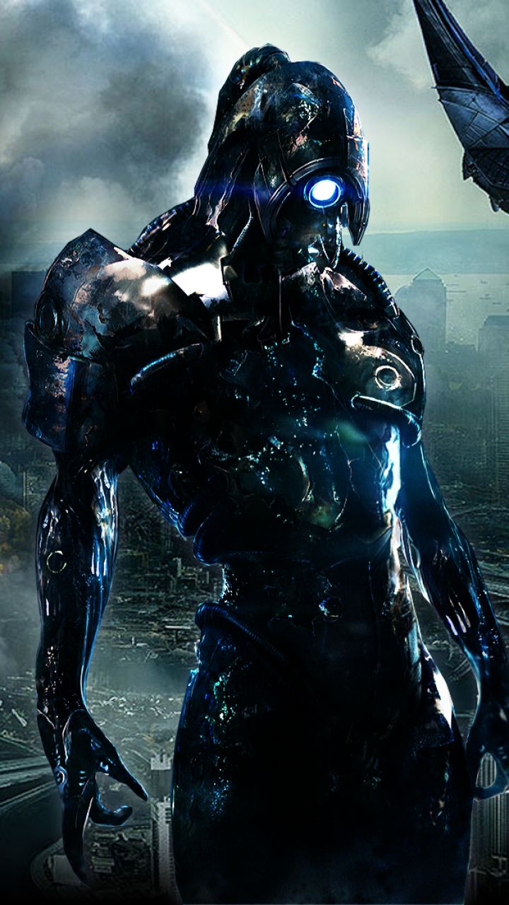 Download mobile wallpaper Mass Effect, Grim Reaper, Video Game, Mass Effect 3, Legion (Mass Effect) for free.