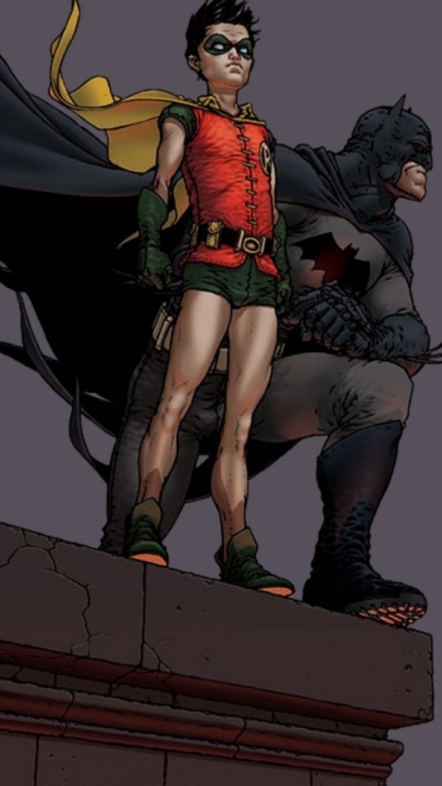 Descarga gratuita de fondo de pantalla para móvil de Historietas, The Batman, Hombre Murciélago, Robin (Dc Cómics).