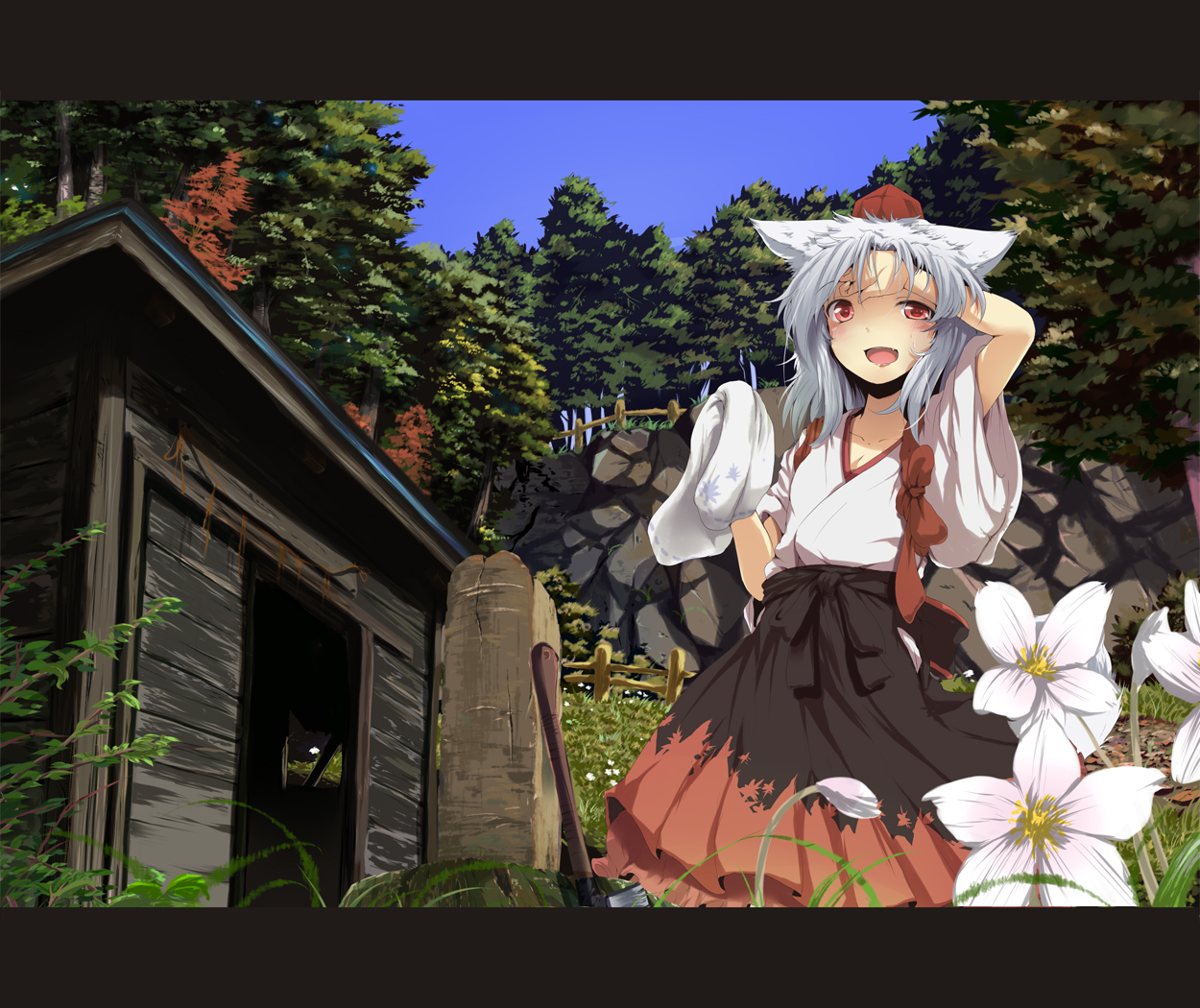 160573 descargar fondo de pantalla animado, touhou, momiji inubashiri: protectores de pantalla e imágenes gratis