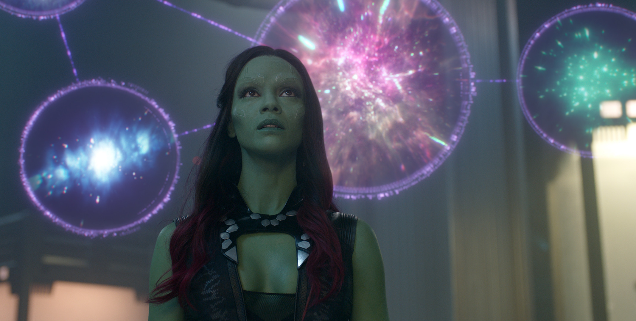 Laden Sie das Filme, Zoë Saldana, Gamora, Guardians Of The Galaxy-Bild kostenlos auf Ihren PC-Desktop herunter