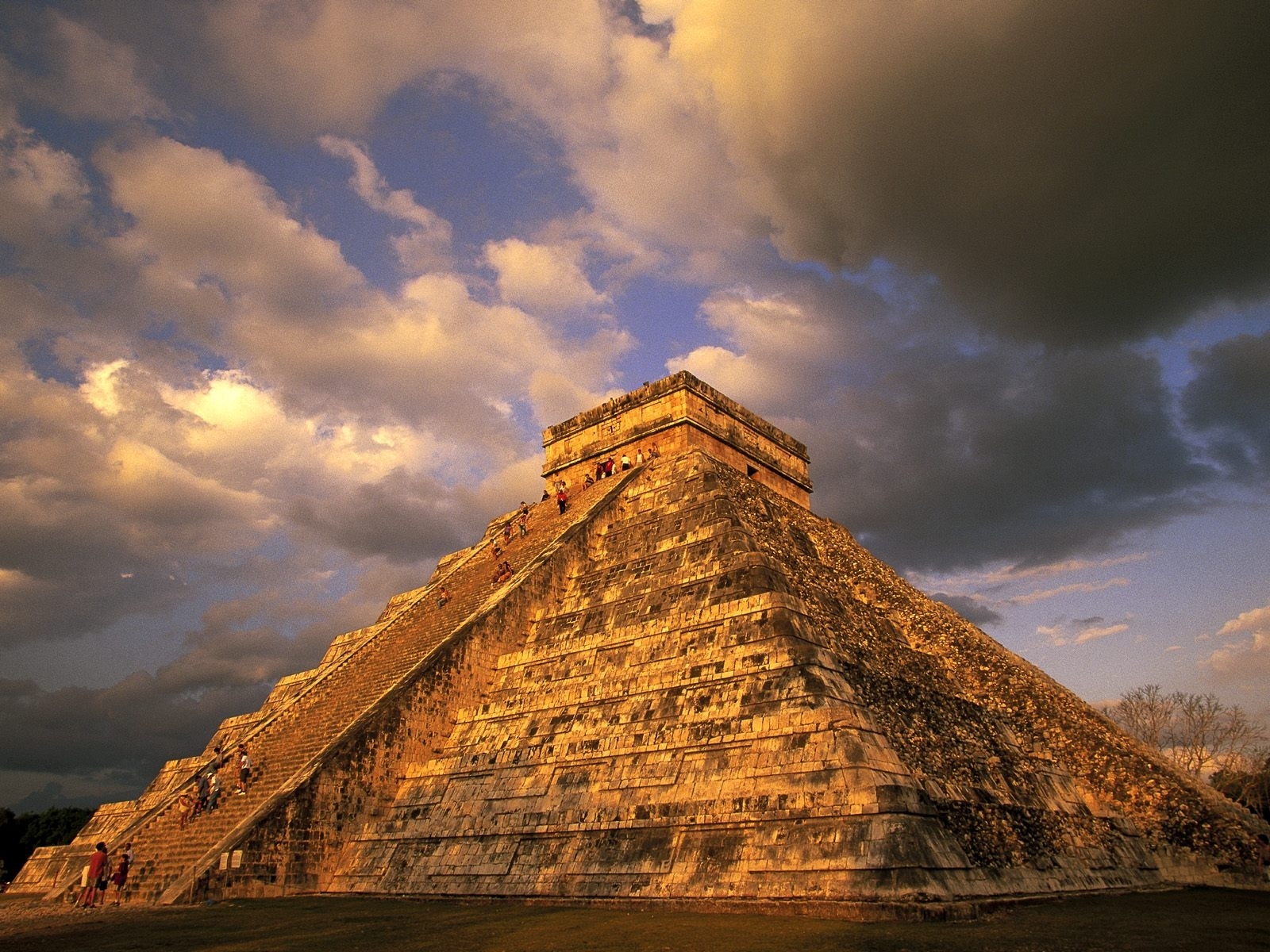 8111 скачать обои египет, пирамиды, архитектура, небо, облака, оранжевые - заставки и картинки бесплатно