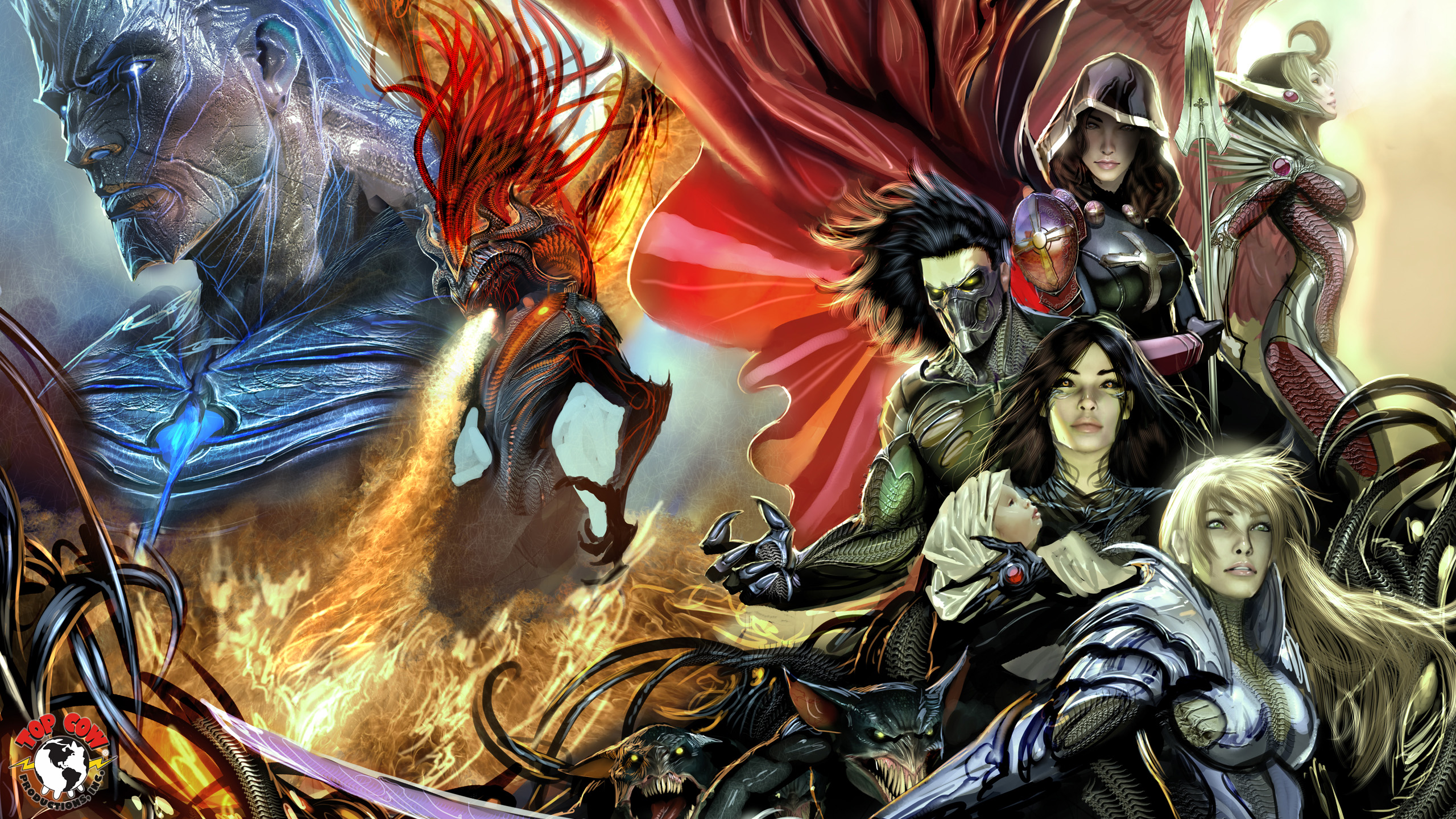 comics, witchblade, the darkness