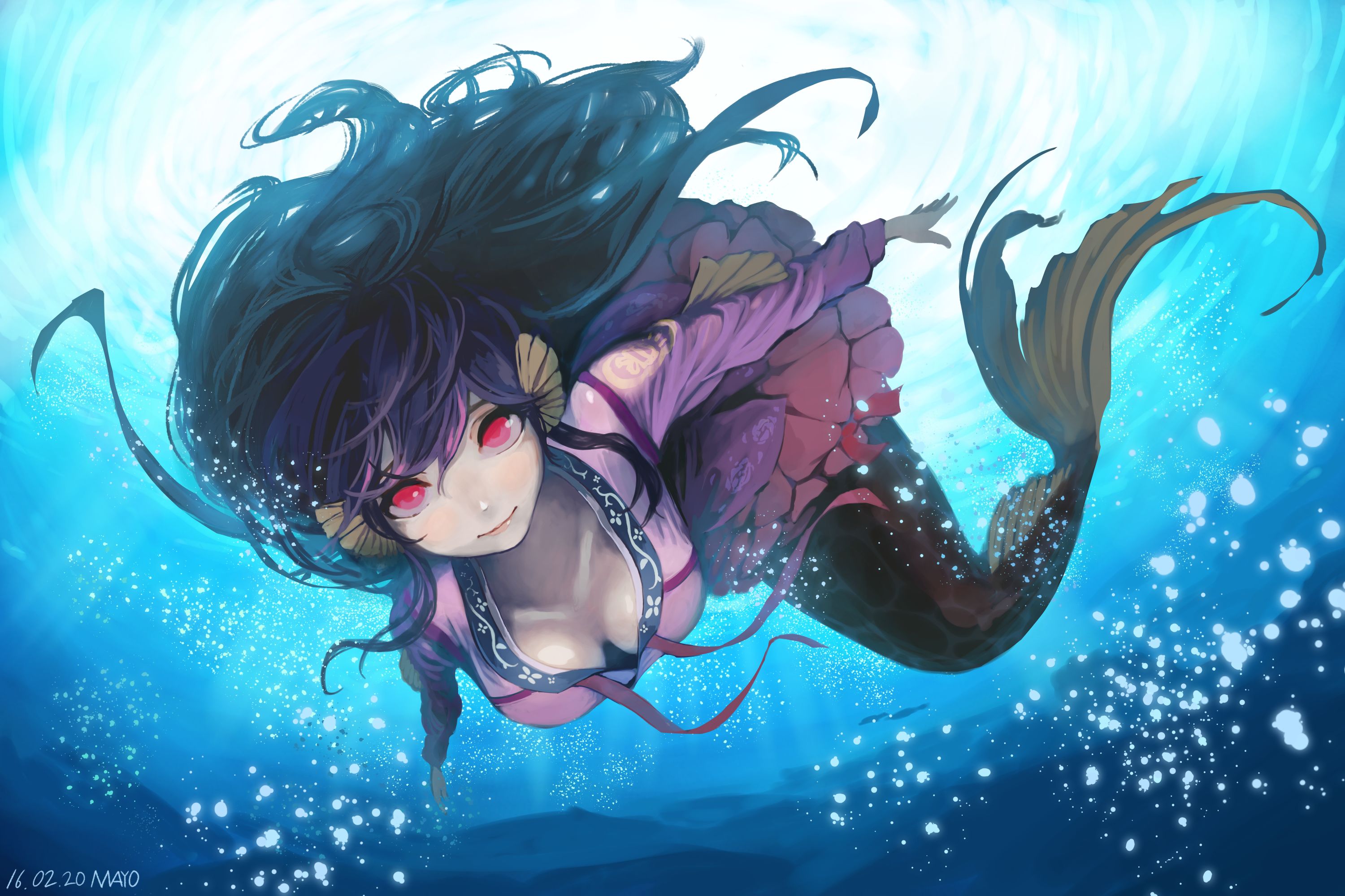 Laden Sie das Animes, The Mermaid-Bild kostenlos auf Ihren PC-Desktop herunter