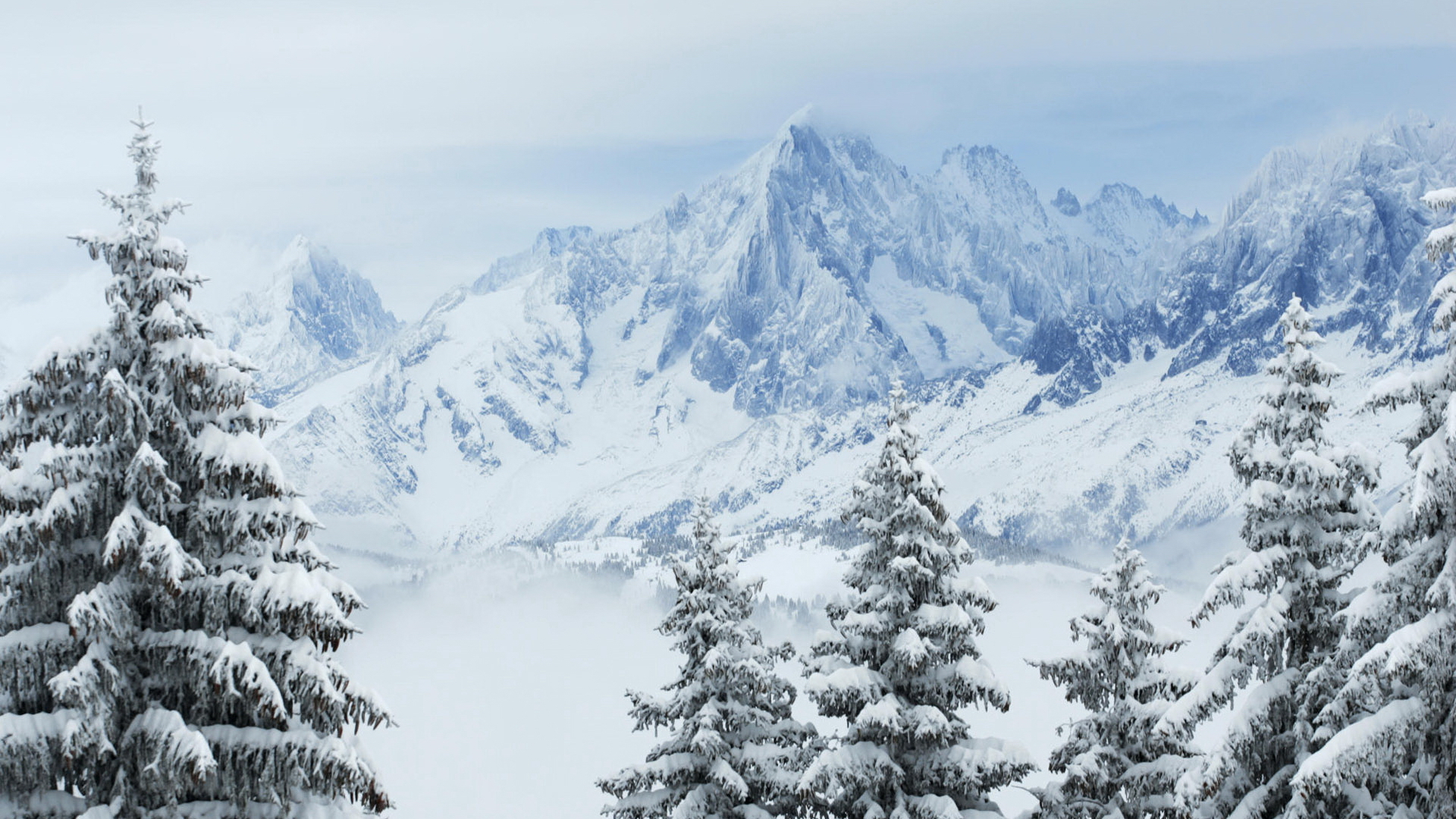 Скачать обои бесплатно Зима, Горы, Гора, Земля/природа картинка на рабочий стол ПК