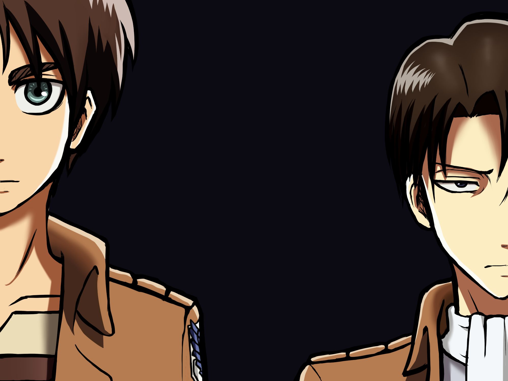 Download mobile wallpaper Anime, Eren Yeager, Shingeki No Kyojin, Attack On Titan, Levi Ackerman for free.