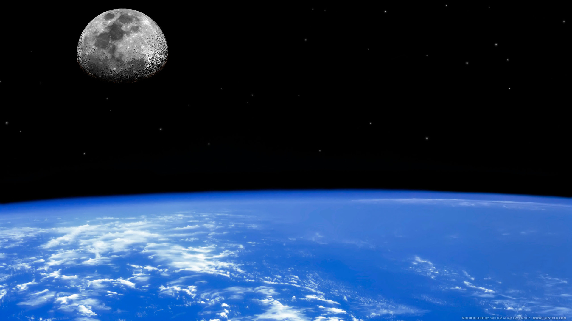 158691 descargar imagen horizonte, espacio, tierra/naturaleza, desde el espacio, luna, planeta: fondos de pantalla y protectores de pantalla gratis