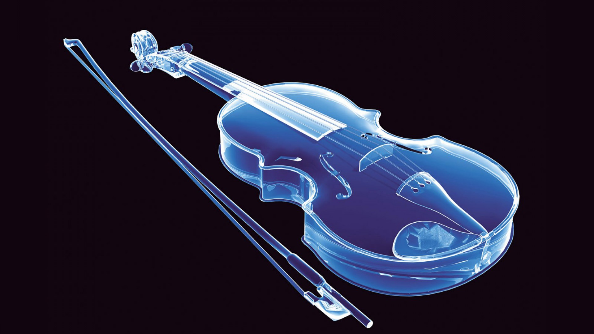 無料モバイル壁紙音楽, バイオリン, 青いをダウンロードします。