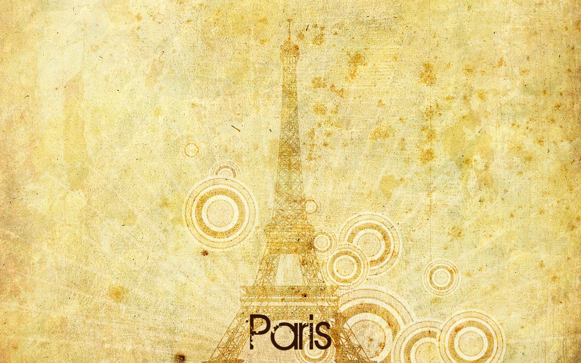 Скачать обои бесплатно Бумага, Разное, Рисунок, Эйфелева Башня, Париж картинка на рабочий стол ПК