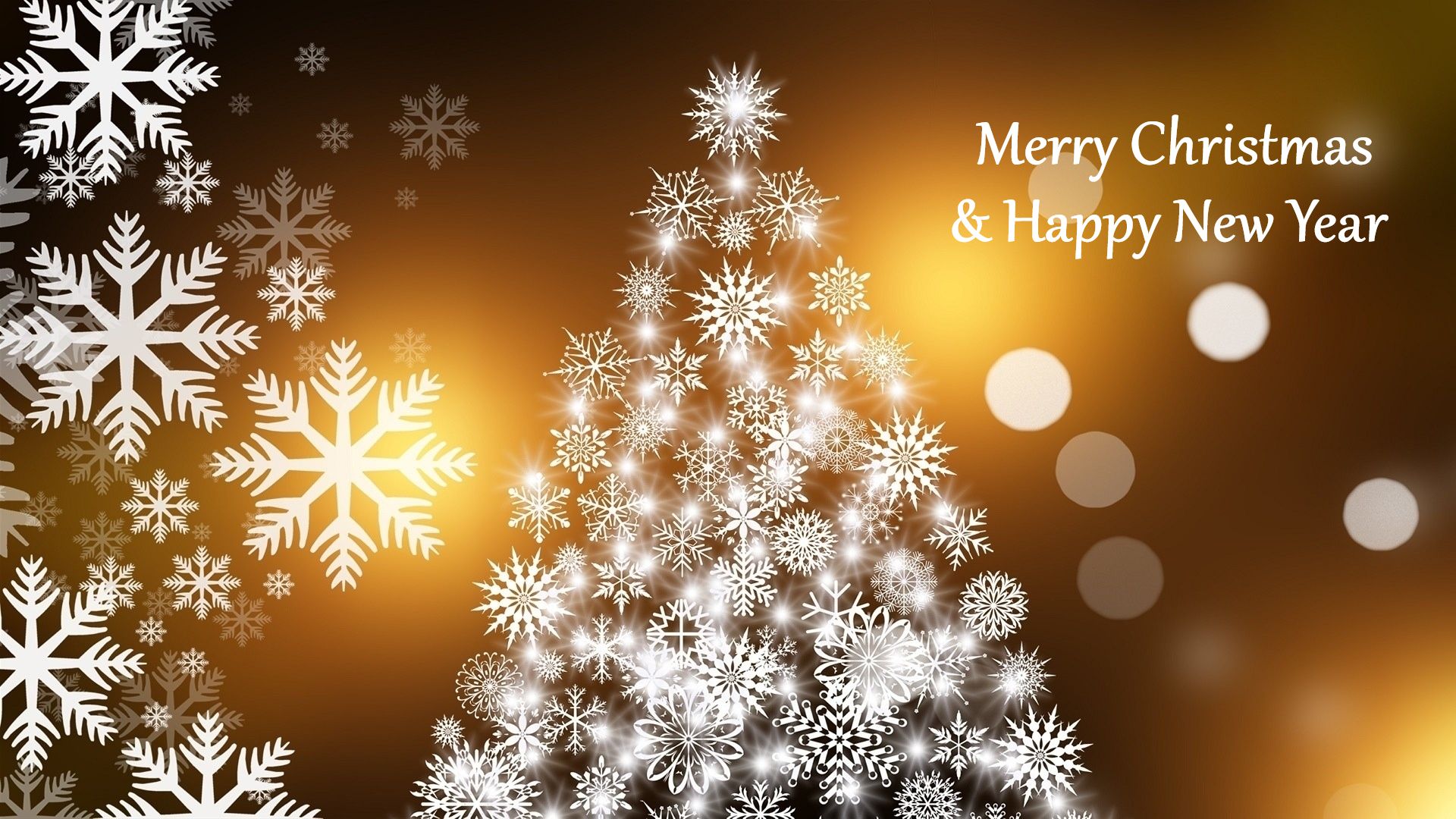 Free download wallpaper New Year, Christmas, Holiday, Christmas Tree, Snowflake, Merry Christmas, Happy New Year on your PC desktop