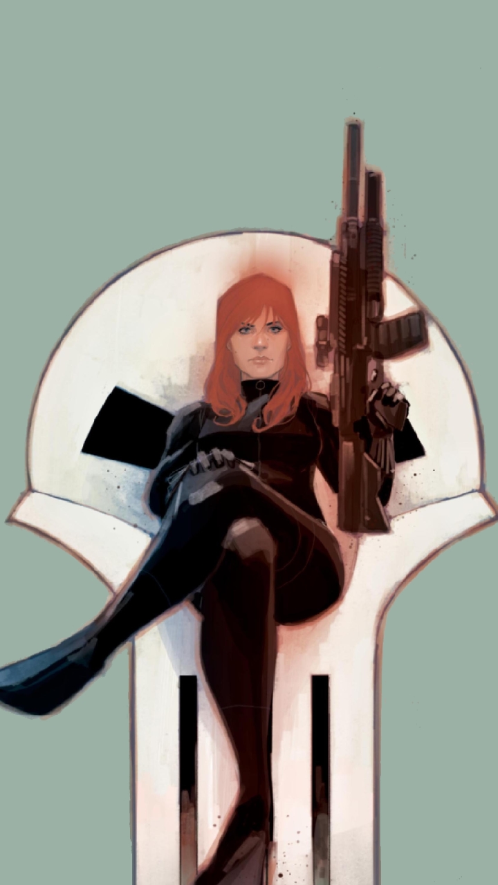 Handy-Wallpaper Comics, Black Widow kostenlos herunterladen.