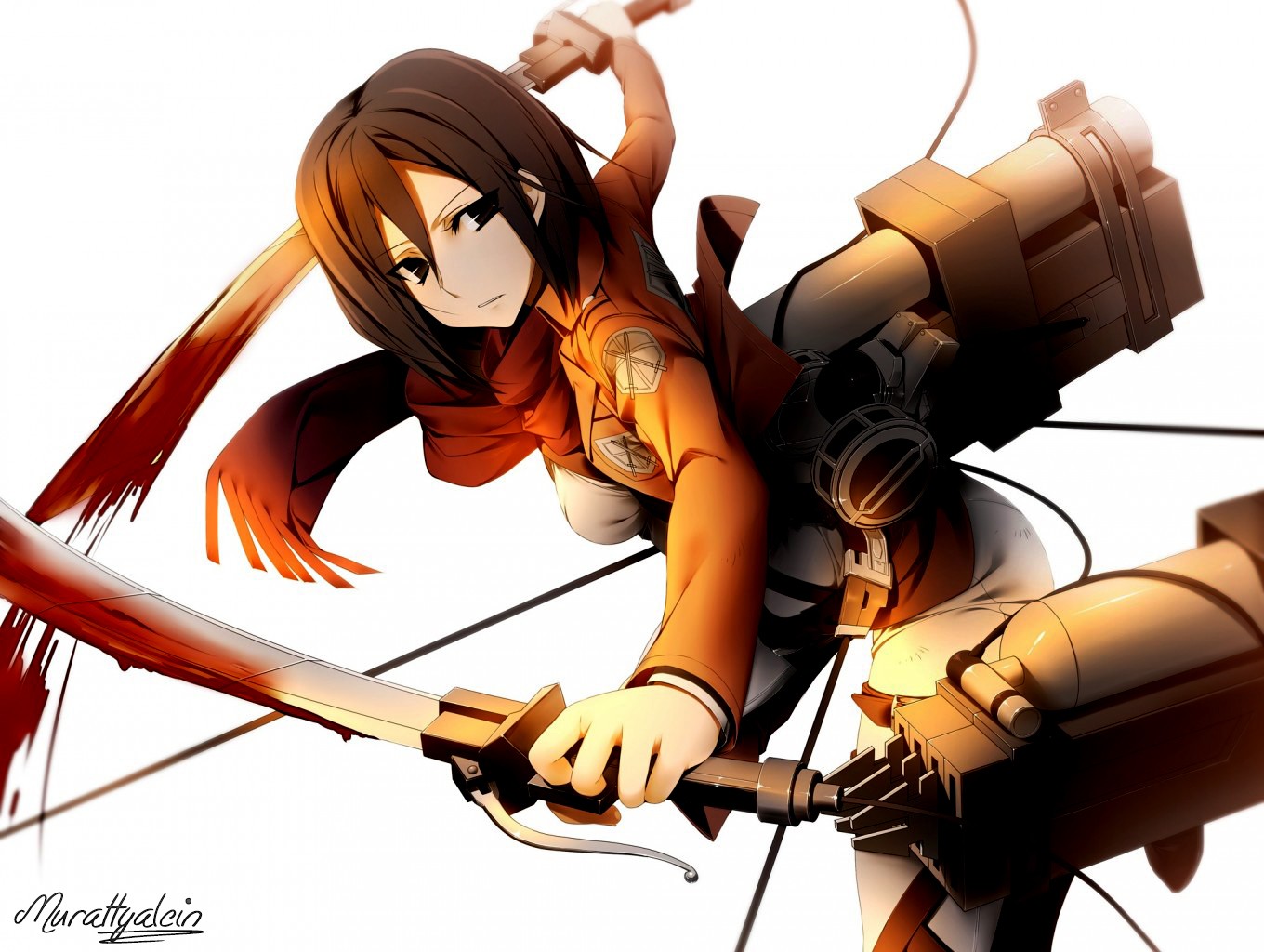 Handy-Wallpaper Mikasa Ackermann, Attack On Titan, Animes kostenlos herunterladen.